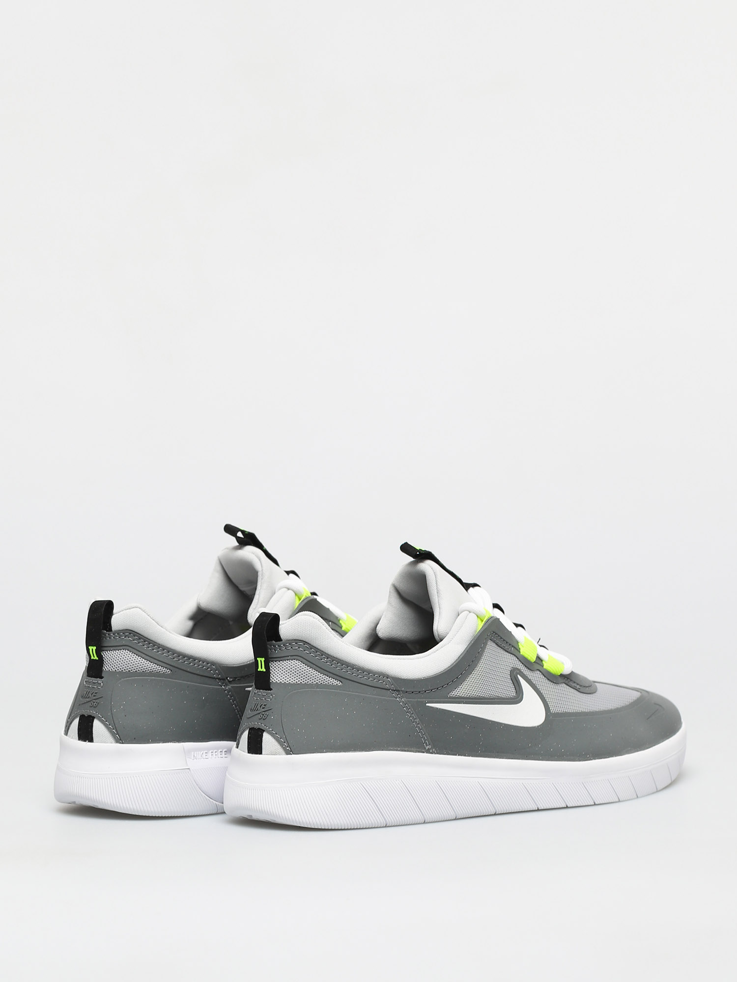 Nike SB Nyjah Free 2 0 Shoes (smoke grey/white lt smoke grey)