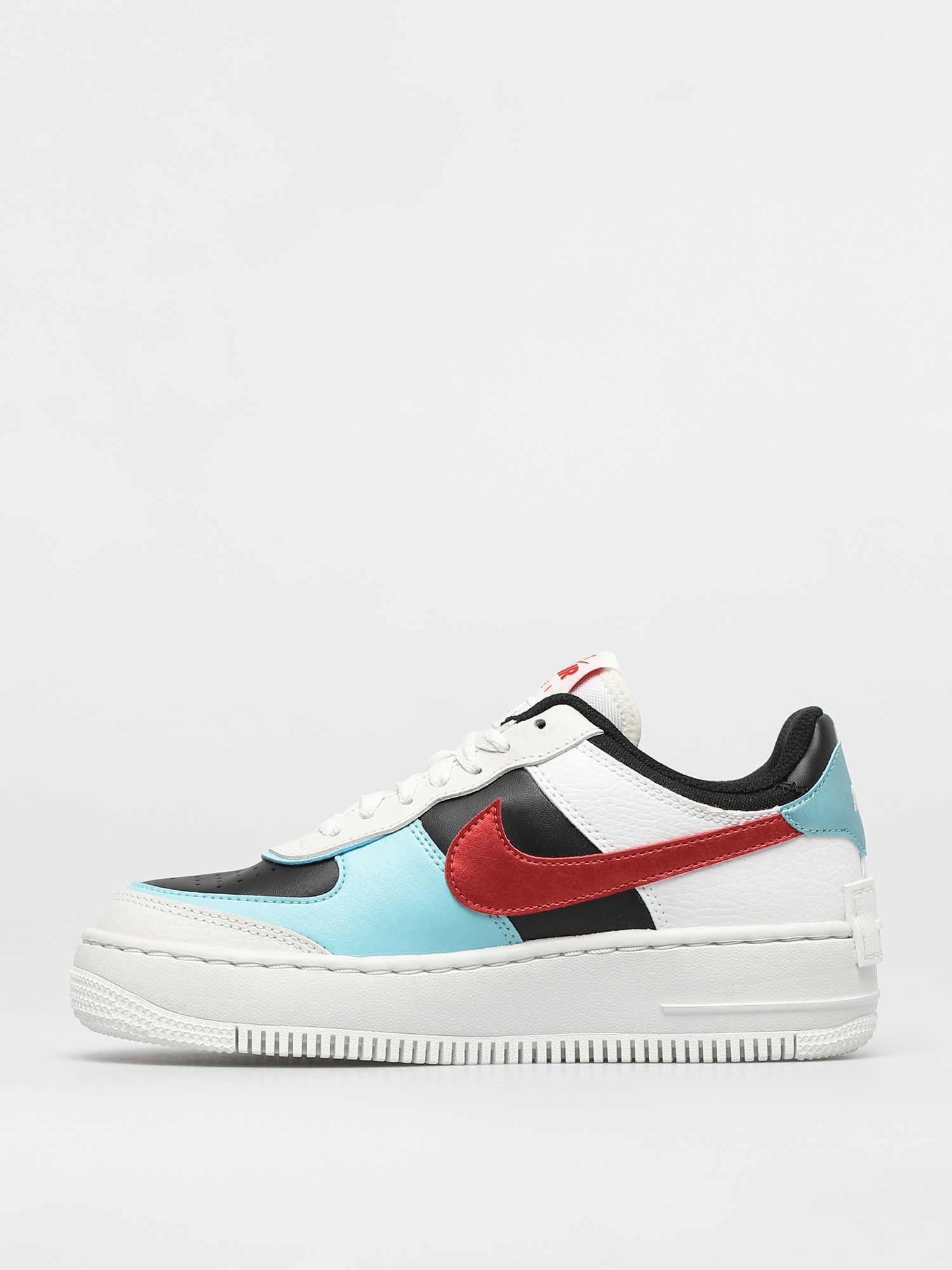 Nike Af1 Shadow Shoes Wmn (summit white/chile red bleached aqua)
