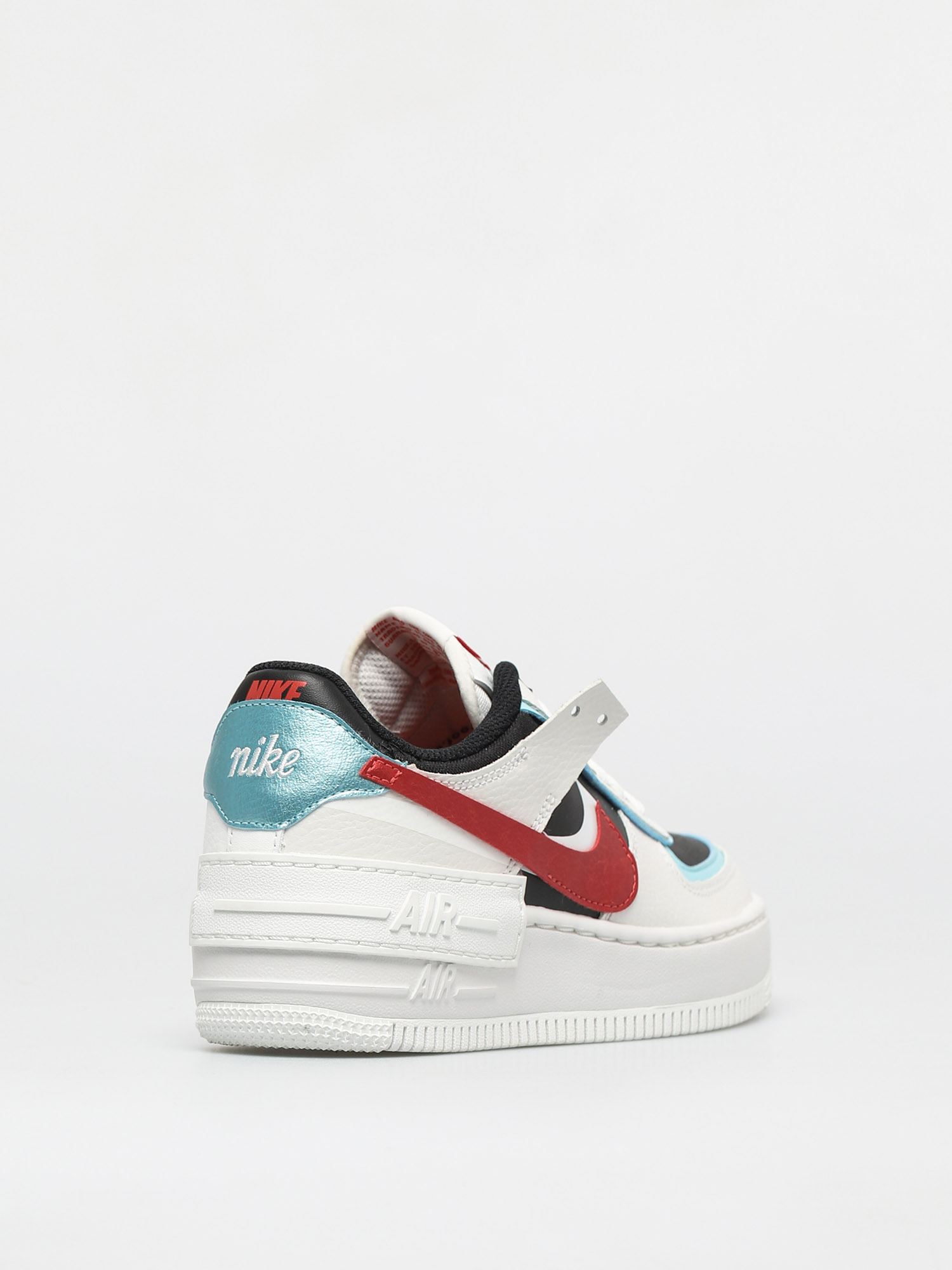 Nike Af1 Shadow Shoes Wmn (summit white/chile red bleached aqua)