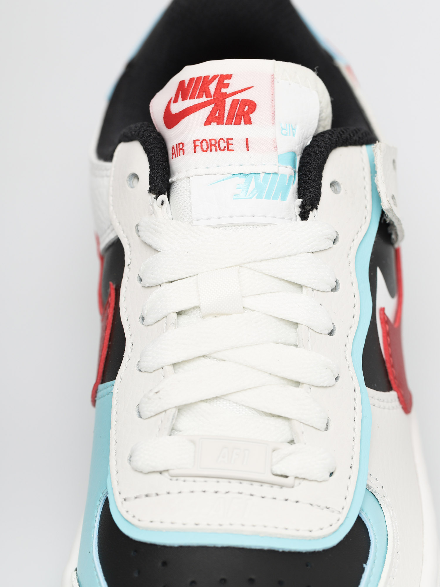 Nike Af1 Shadow Shoes Wmn (summit white/chile red bleached aqua)