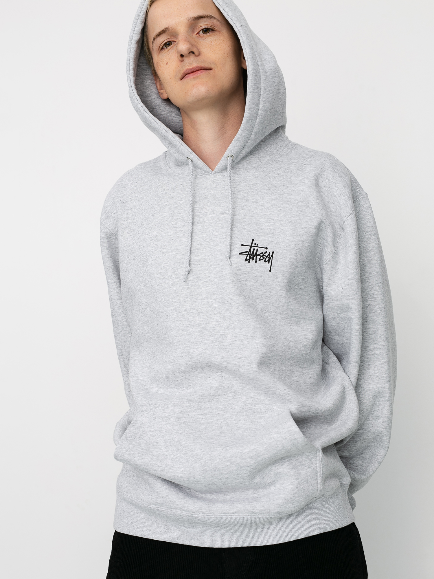 【早い者勝ち!!】Stüssy BASIC HOODIE グレー Stussy Basic Hoodie in Gray for Men | Lyst