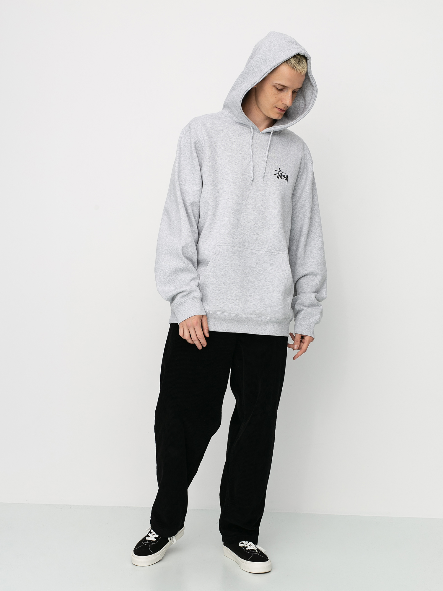Stussy Basic HD Hoody (ash heather)