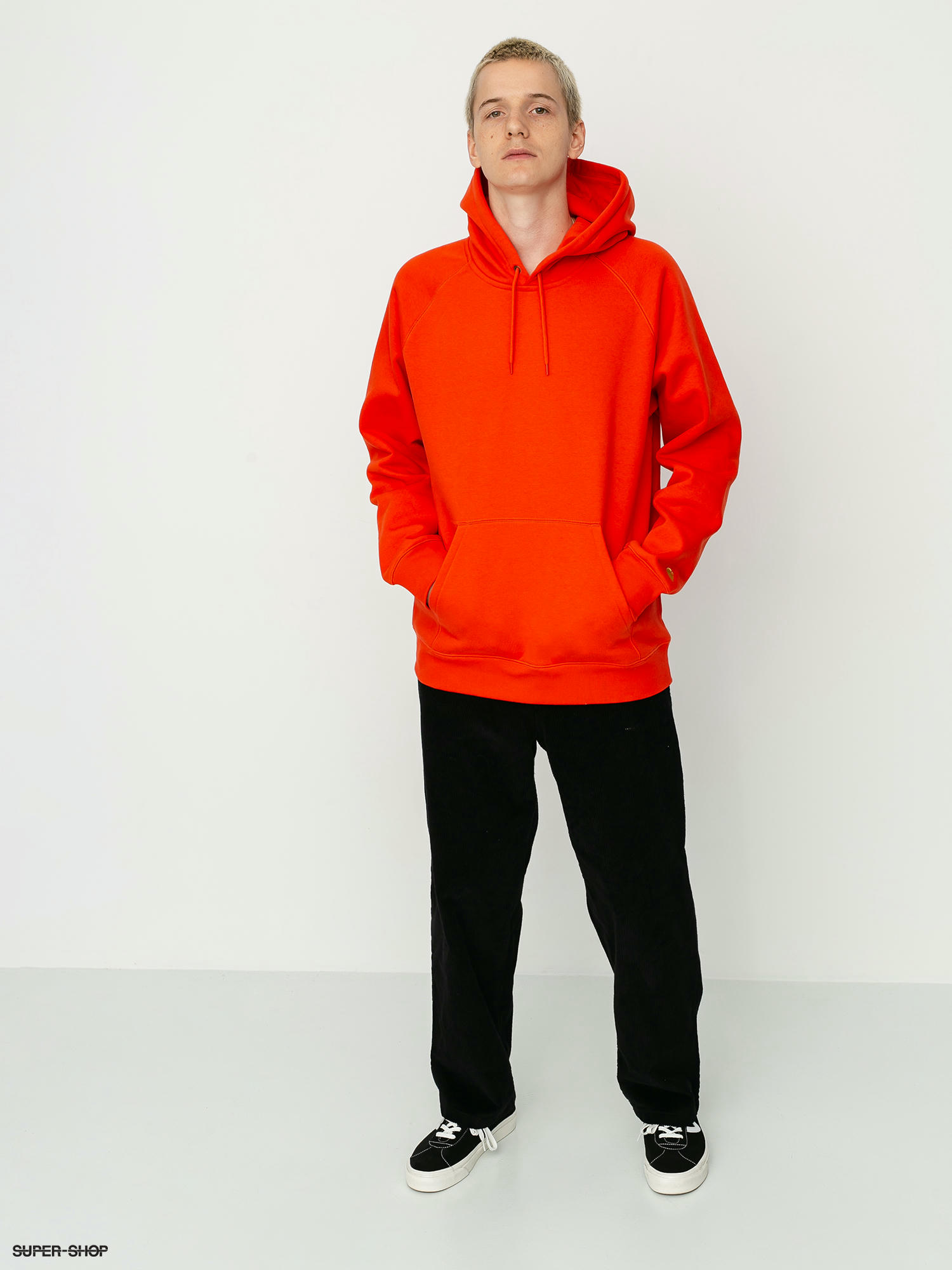 Carhartt safety orange outlet hoodie