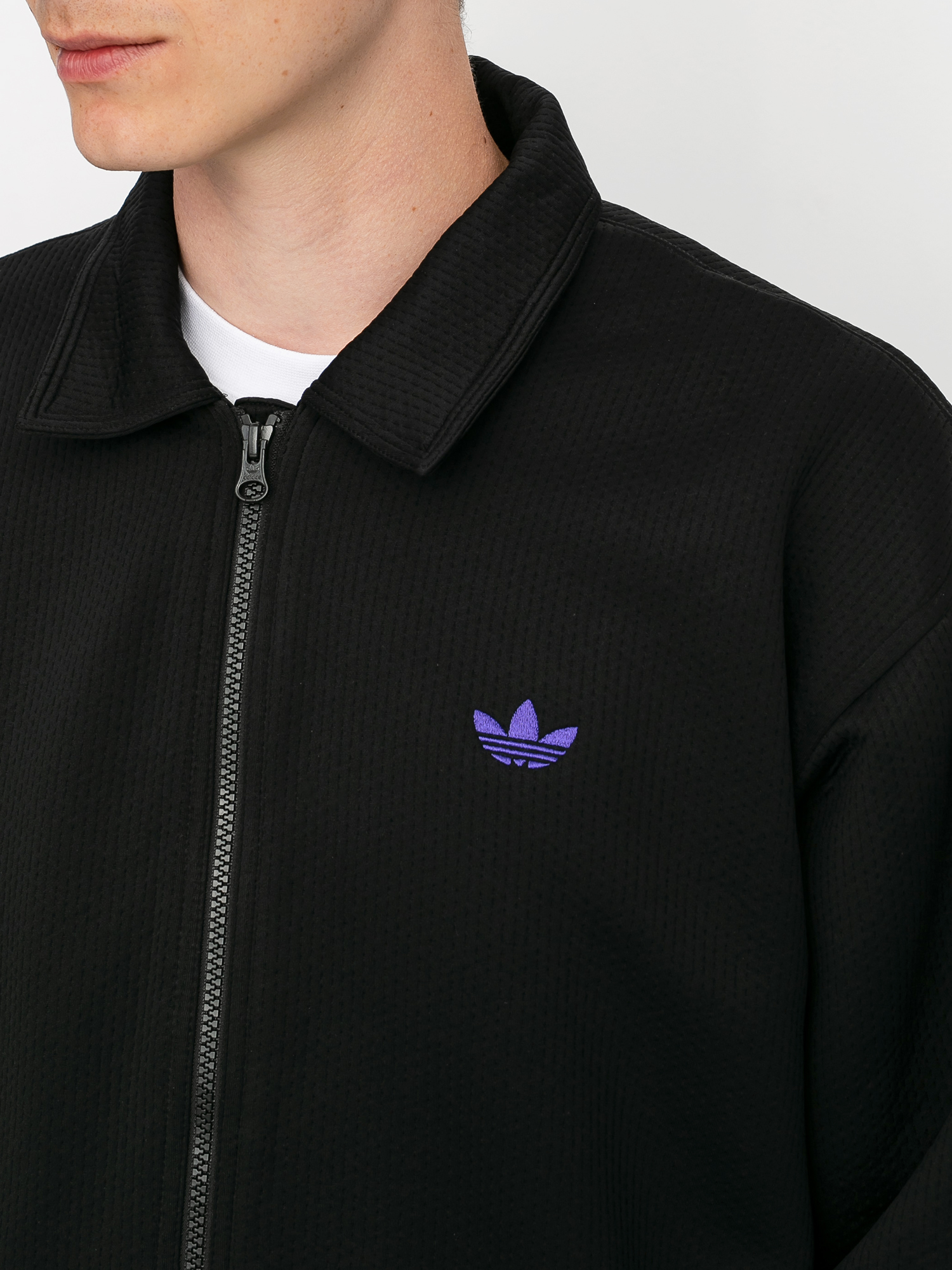 adidas Utility Coaches Jacket (black/purple/gloamb)
