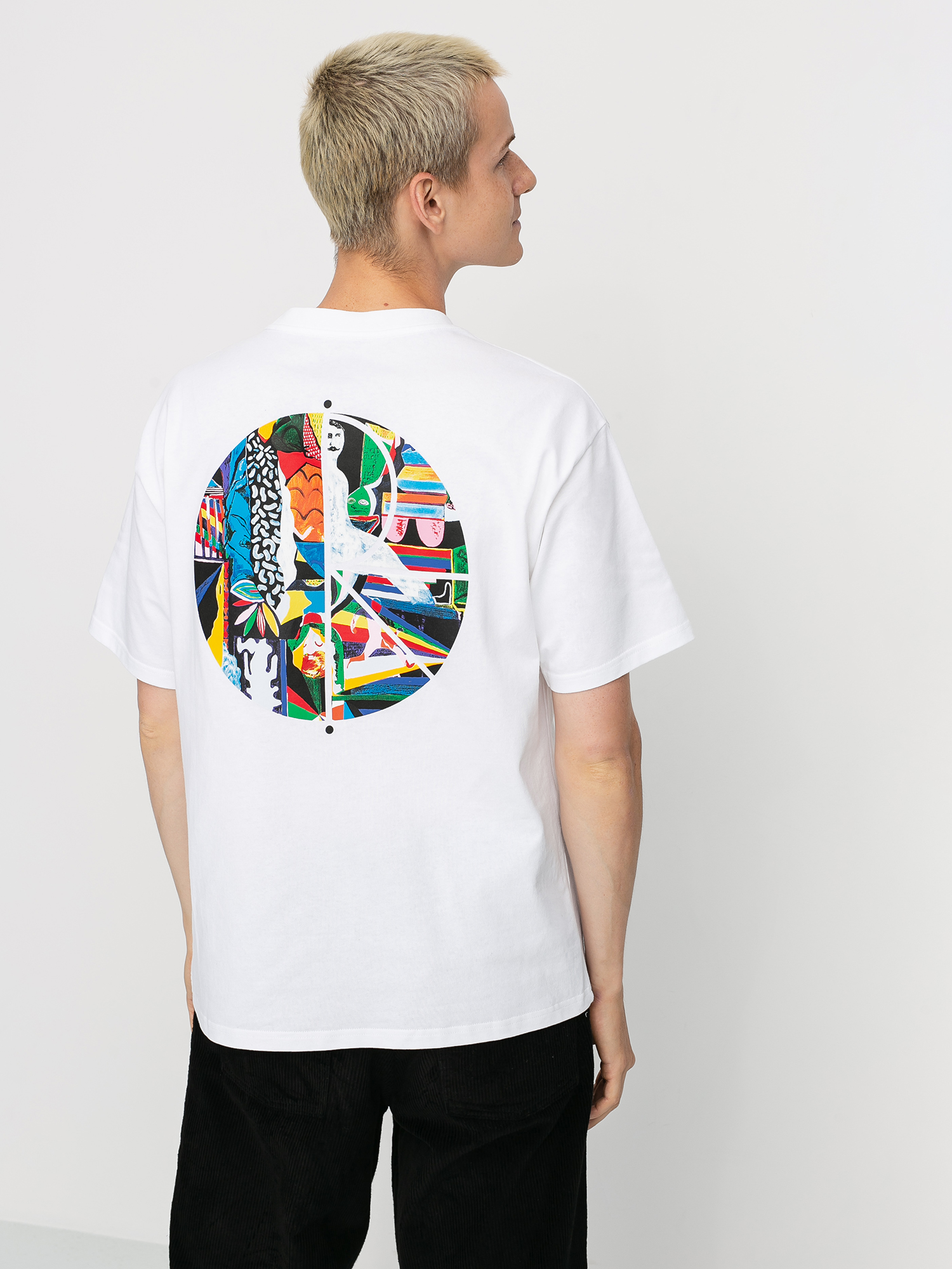 Polar Skate Memory Palace Fill Logo T-Shirt (white)