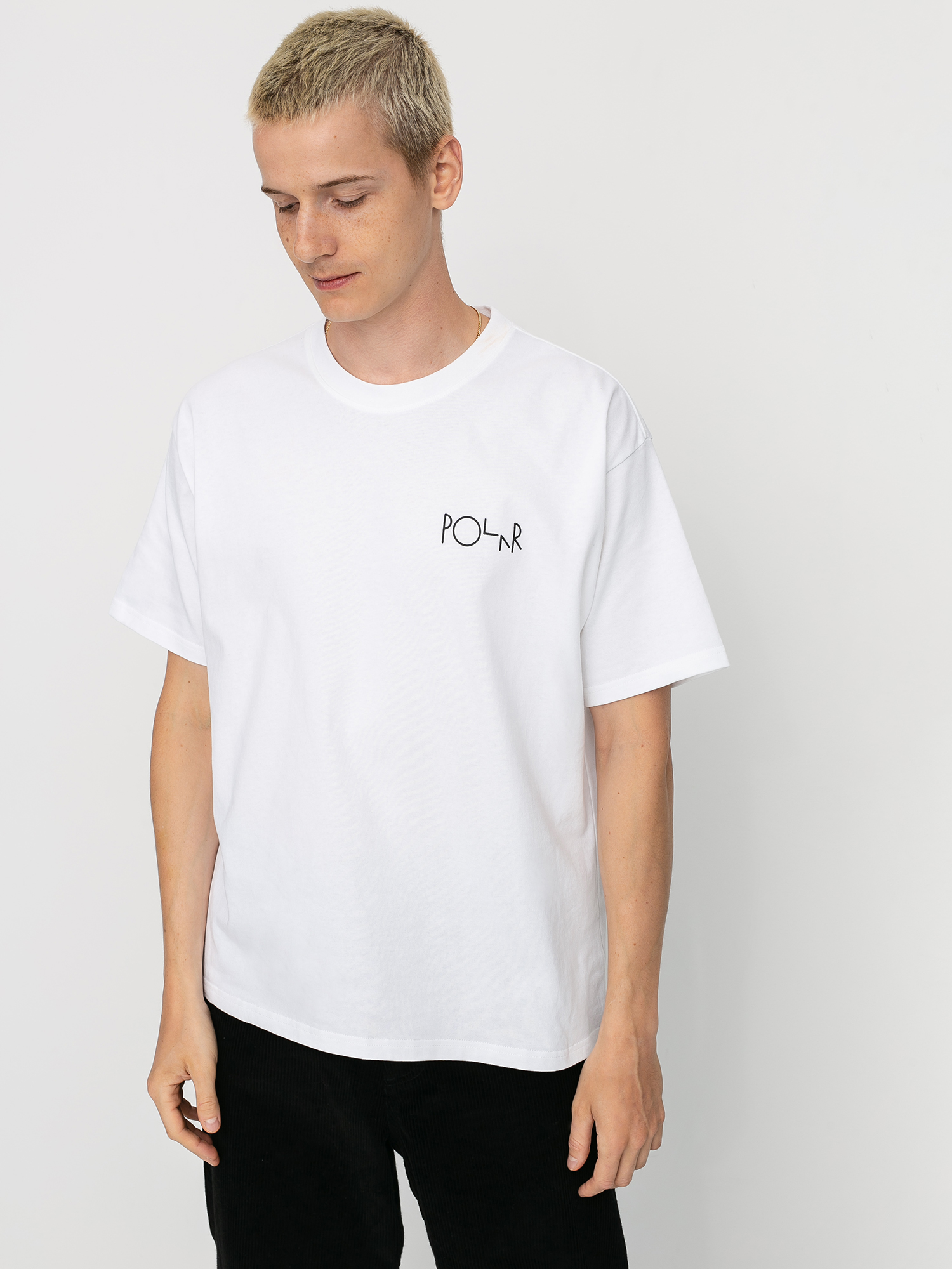Polar Skate Memory Palace Fill Logo T-Shirt (white)