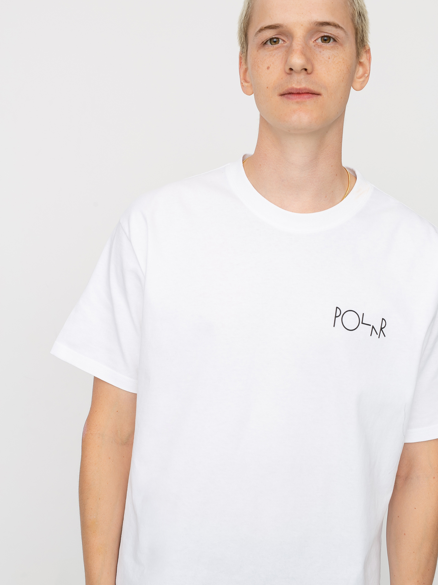 Polar Skate Memory Palace Fill Logo T-Shirt (white)