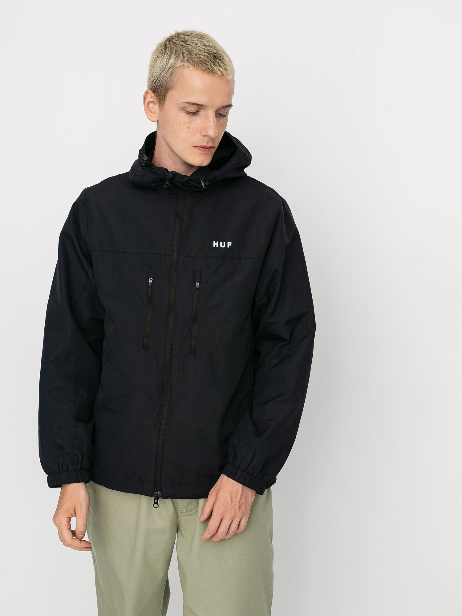 HUF Standard Shell Jacket black (black/black)