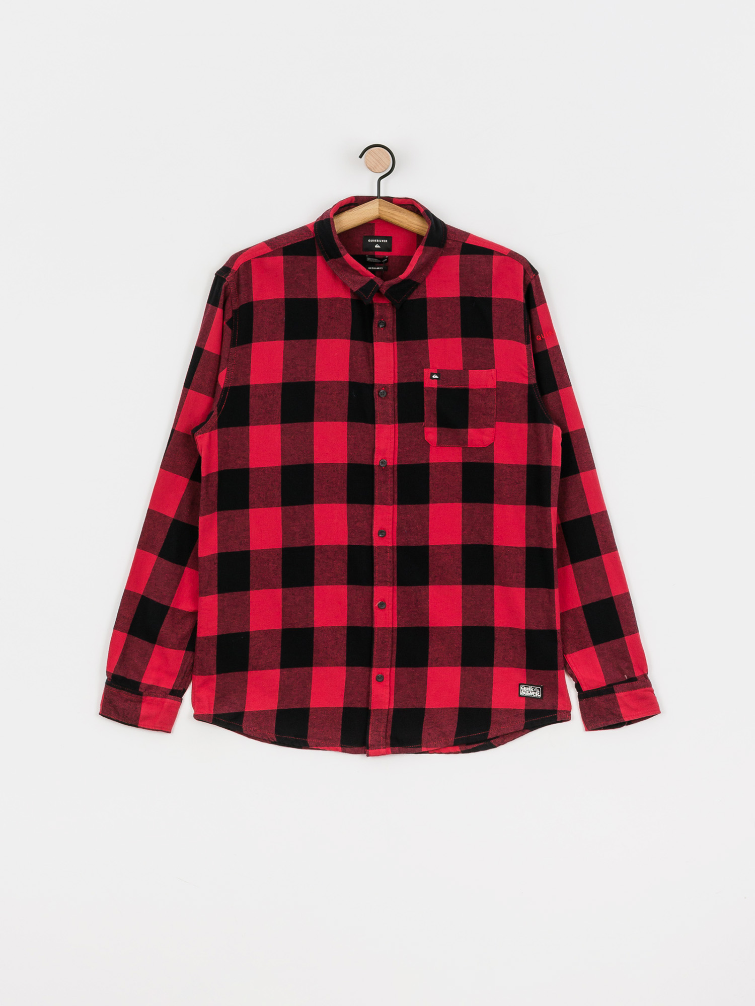 Quiksilver Motherfly Flannel Shirt (americas red motherfly)
