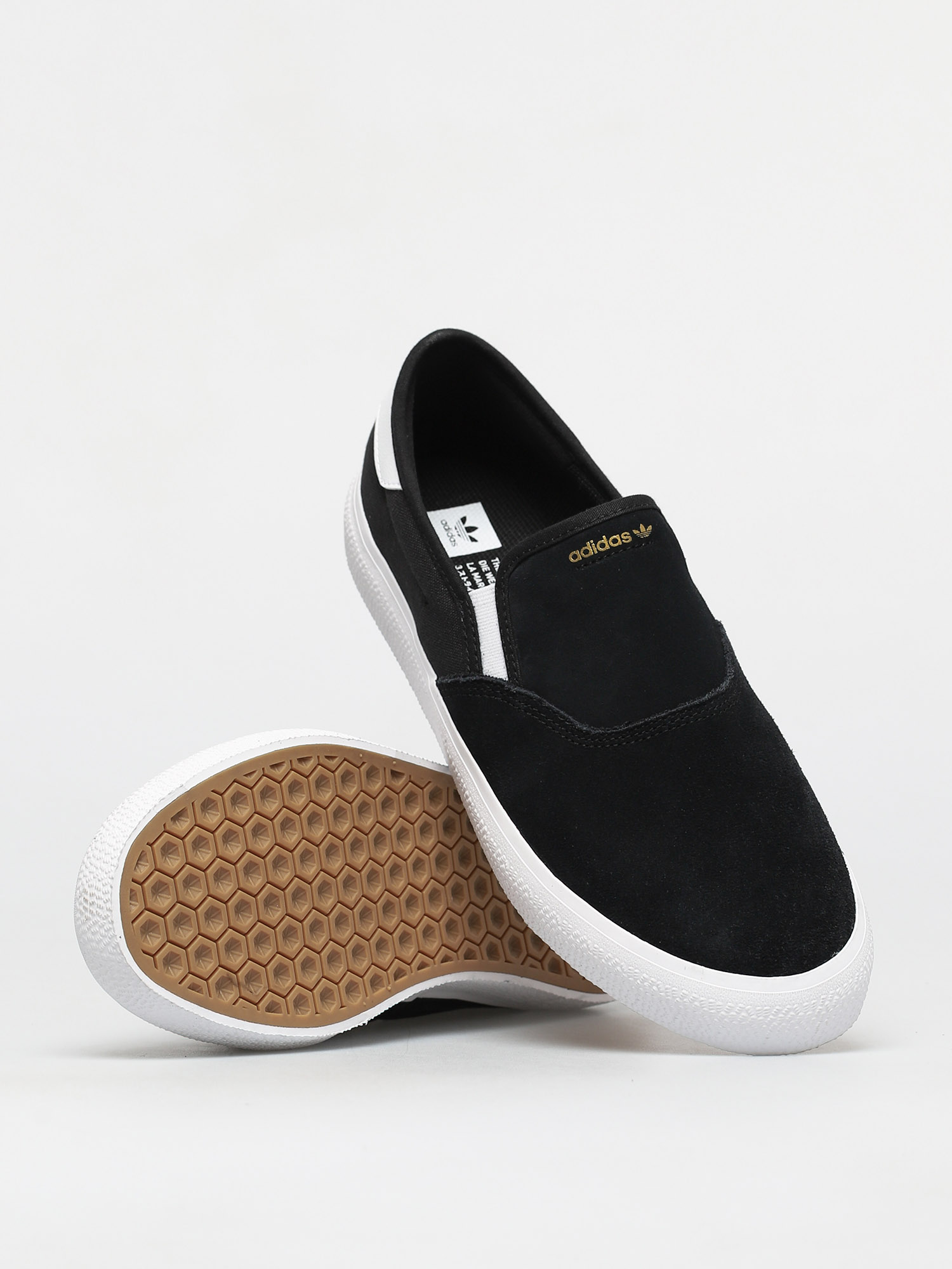 adidas 3Mc Slip Schuhe - Schwarz (cblack/ftwwht/goldmt)