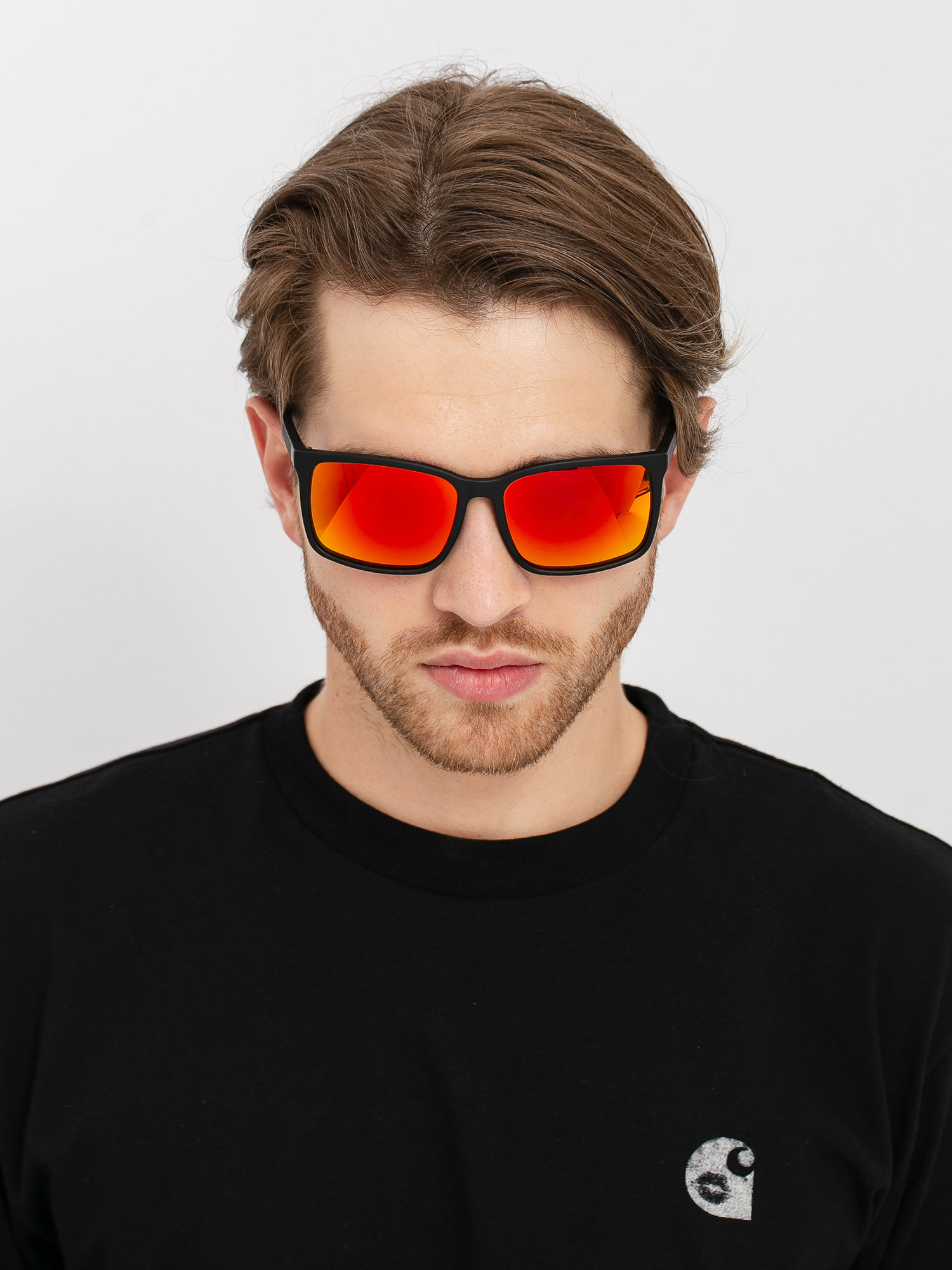 Dragon Montage Sunglasses (matte black/orange ion)