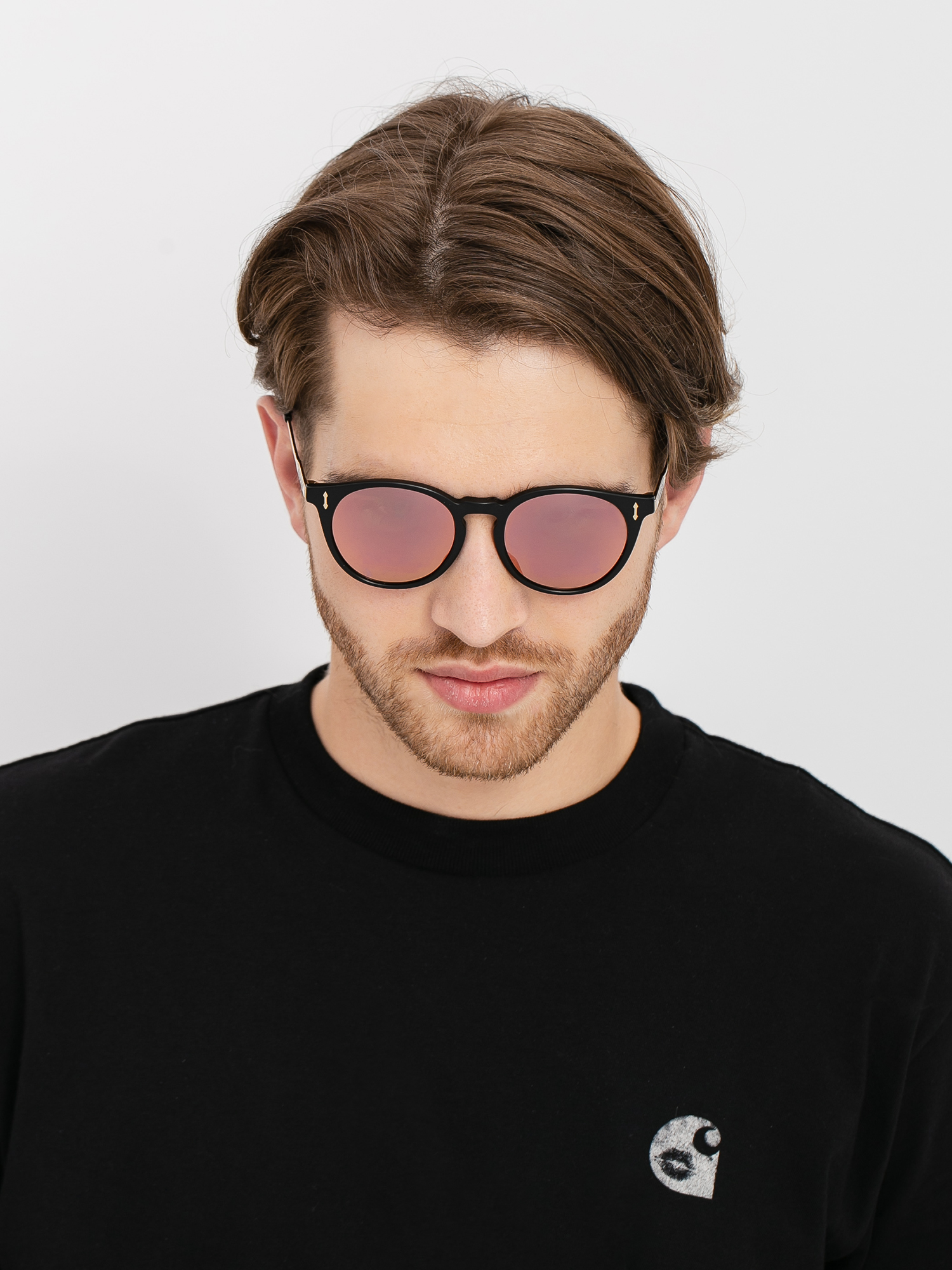 Dragon Hype Sunglasses (matte black/ll rose gold ion)
