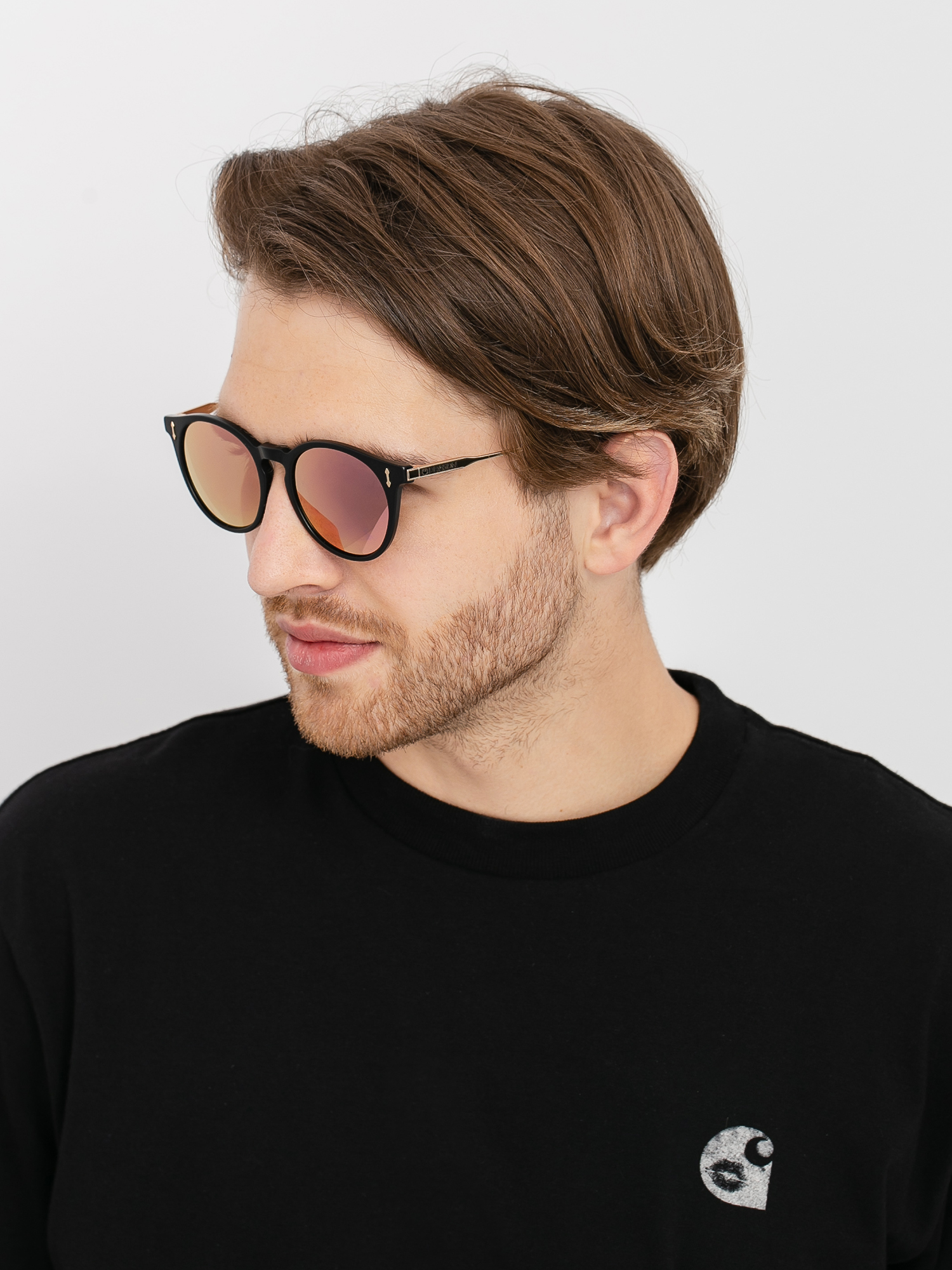 Dragon Hype Sunglasses (matte black/ll rose gold ion)