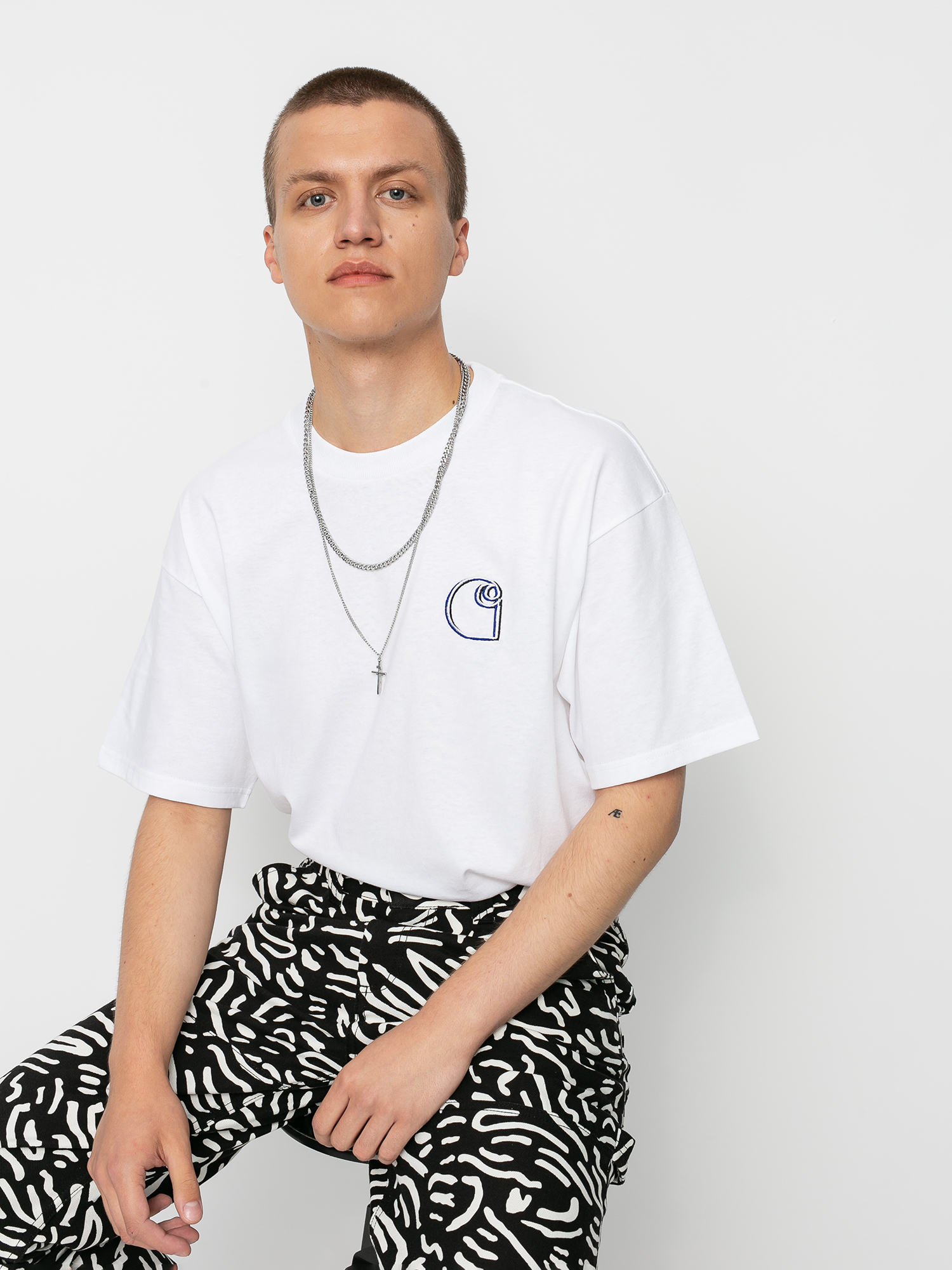 Carhartt WIP Commission Logo T-shirt (white)