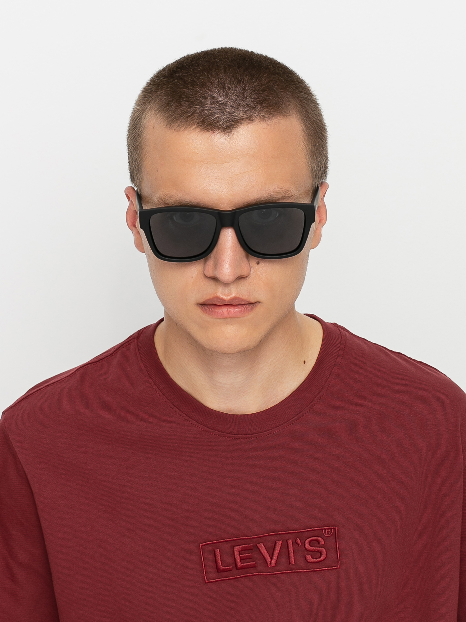 Le Specs The Force Sonnenbrille (black rubber/smoke mono polarizzed)