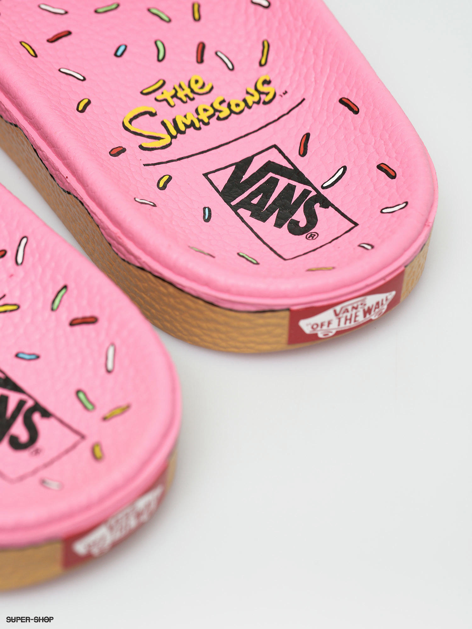 Vans x The Simpsons Slide On Flip flops doughnut