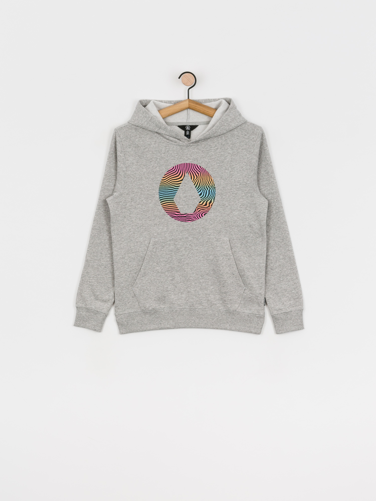 volcom hoodie grey