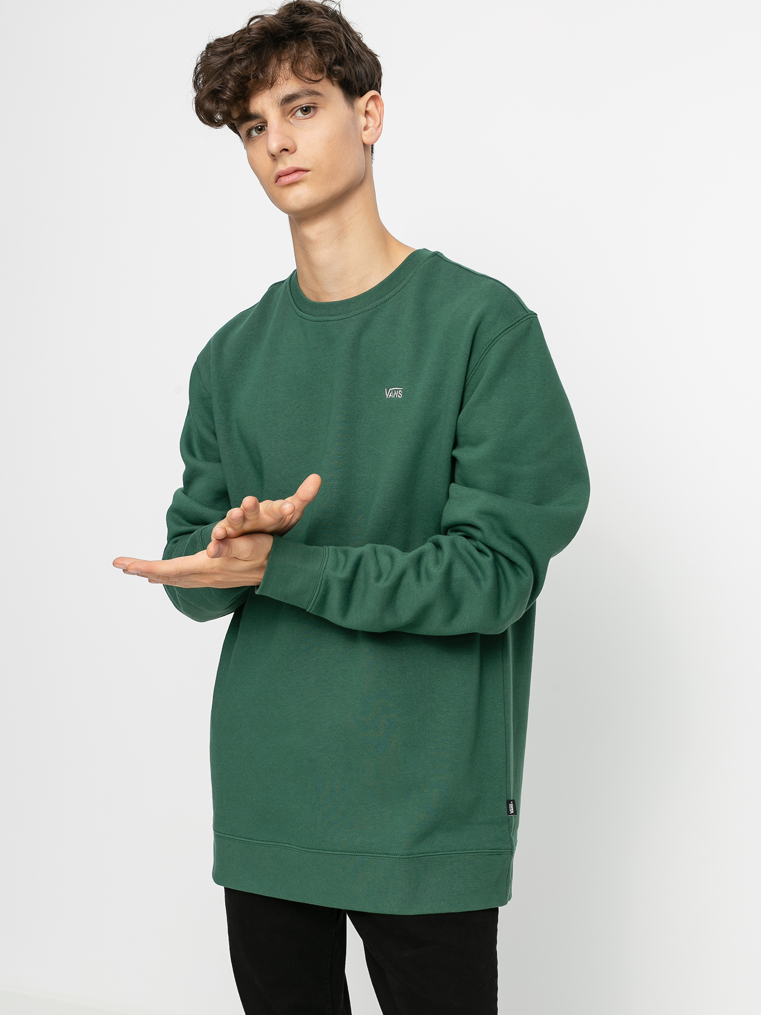 vans green jumper