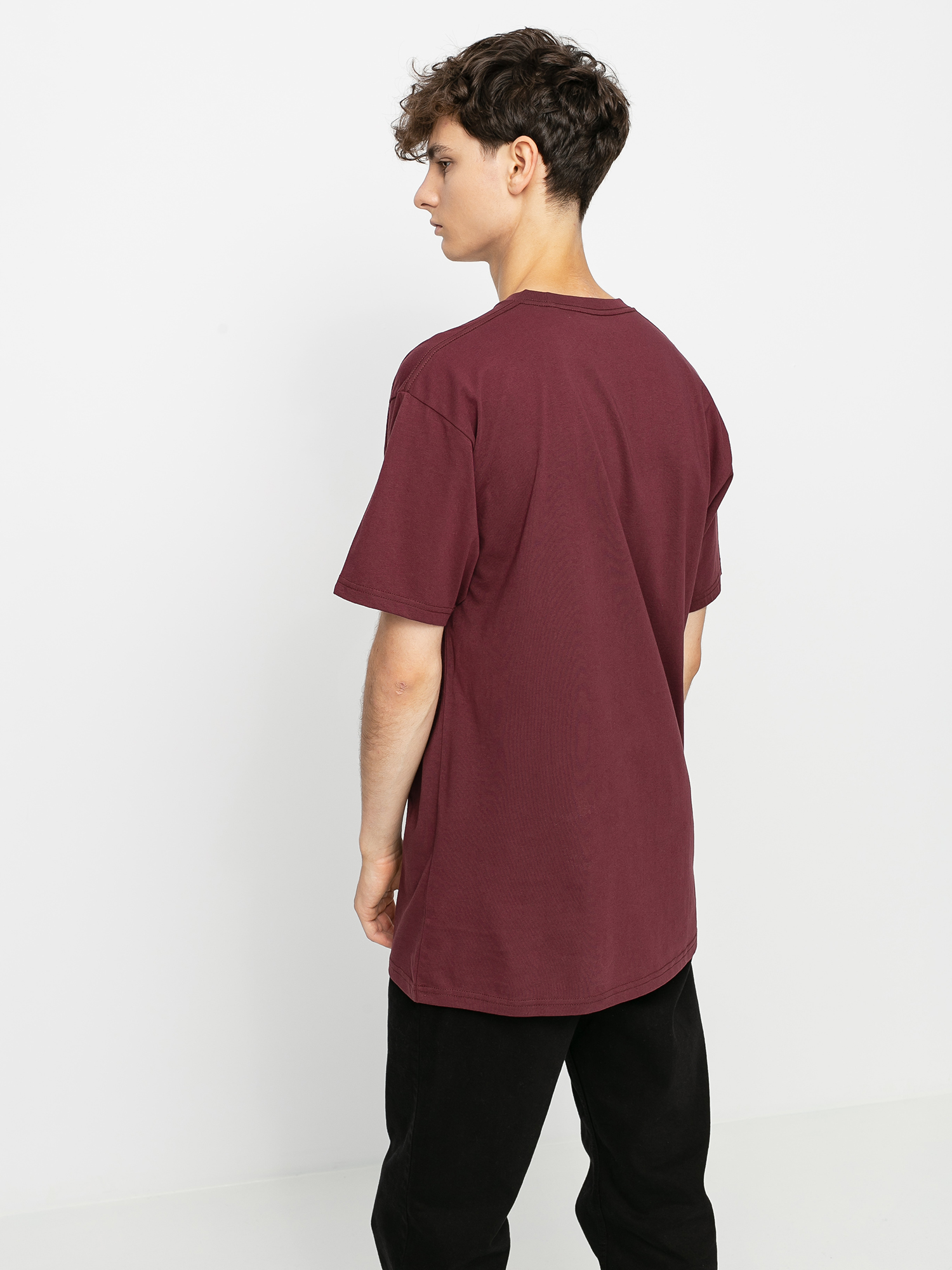 Vans Left Chest Logo T-shirt (port royale/white)
