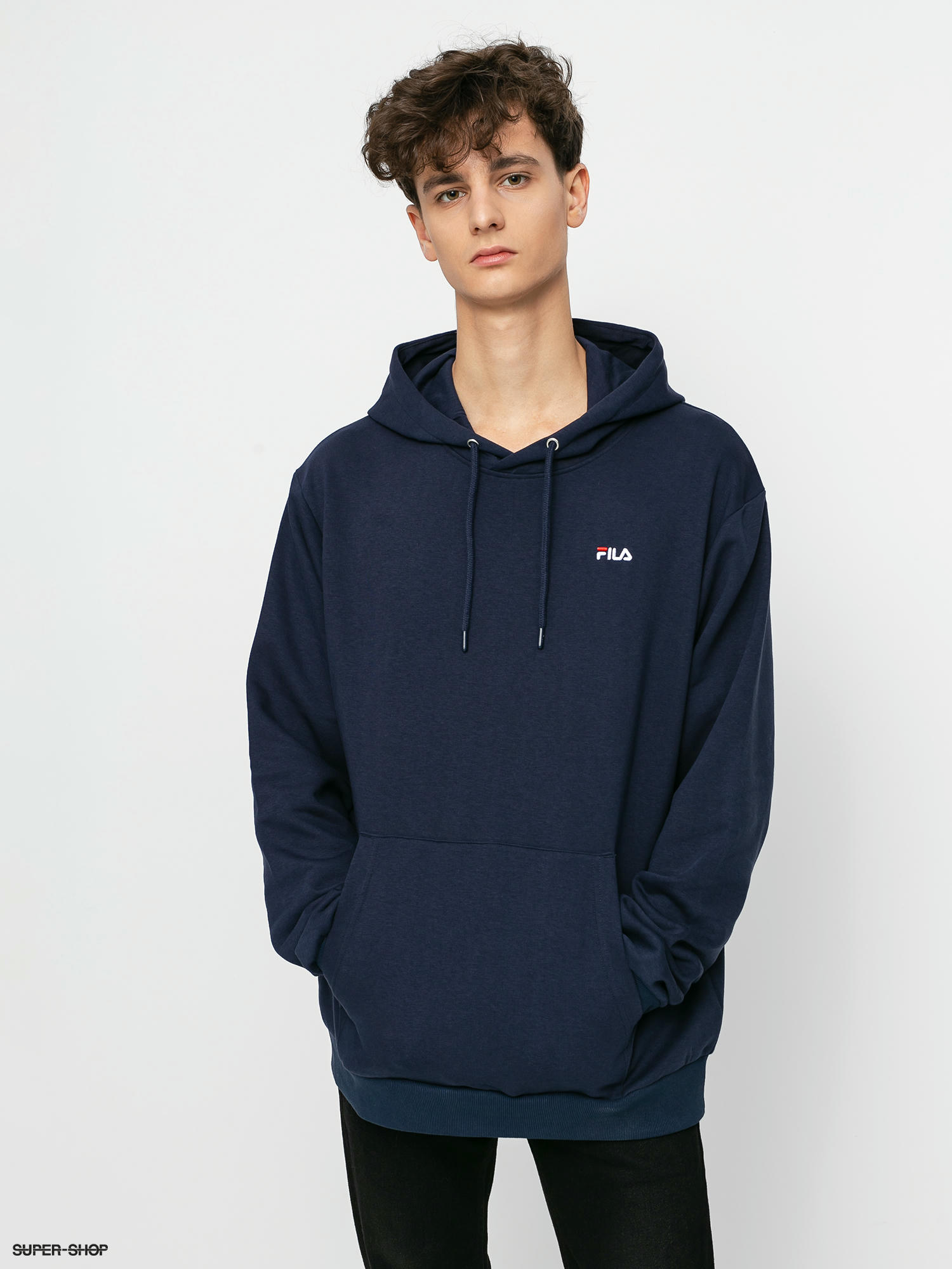 Fila Edison HD Hoodie navy blue black iris