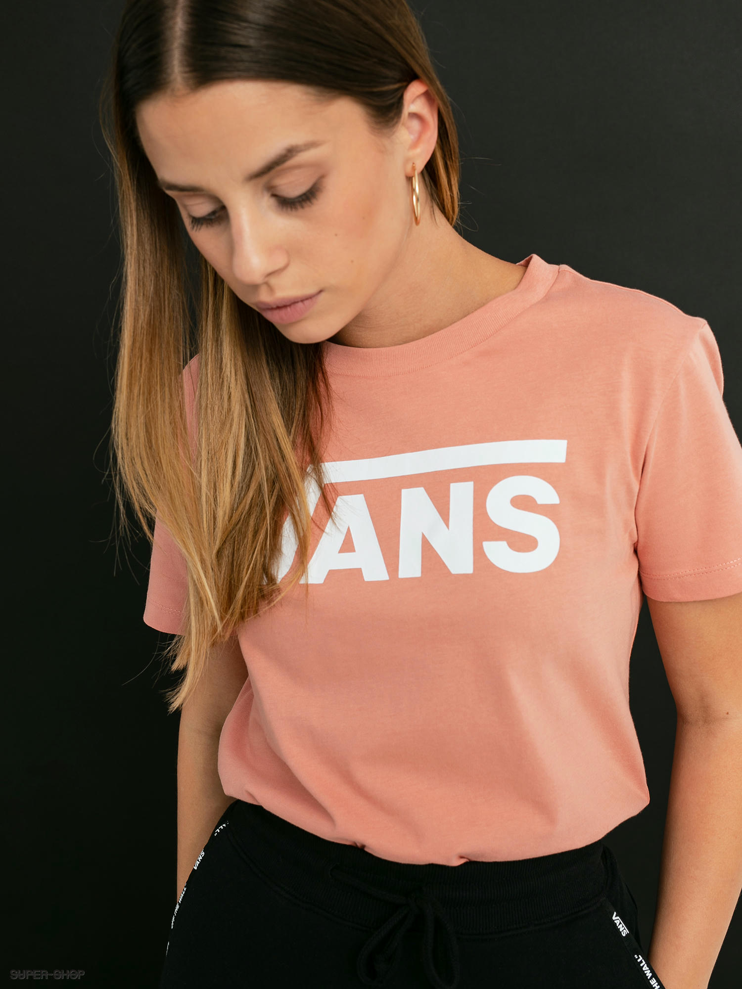 vans rose shirt womens