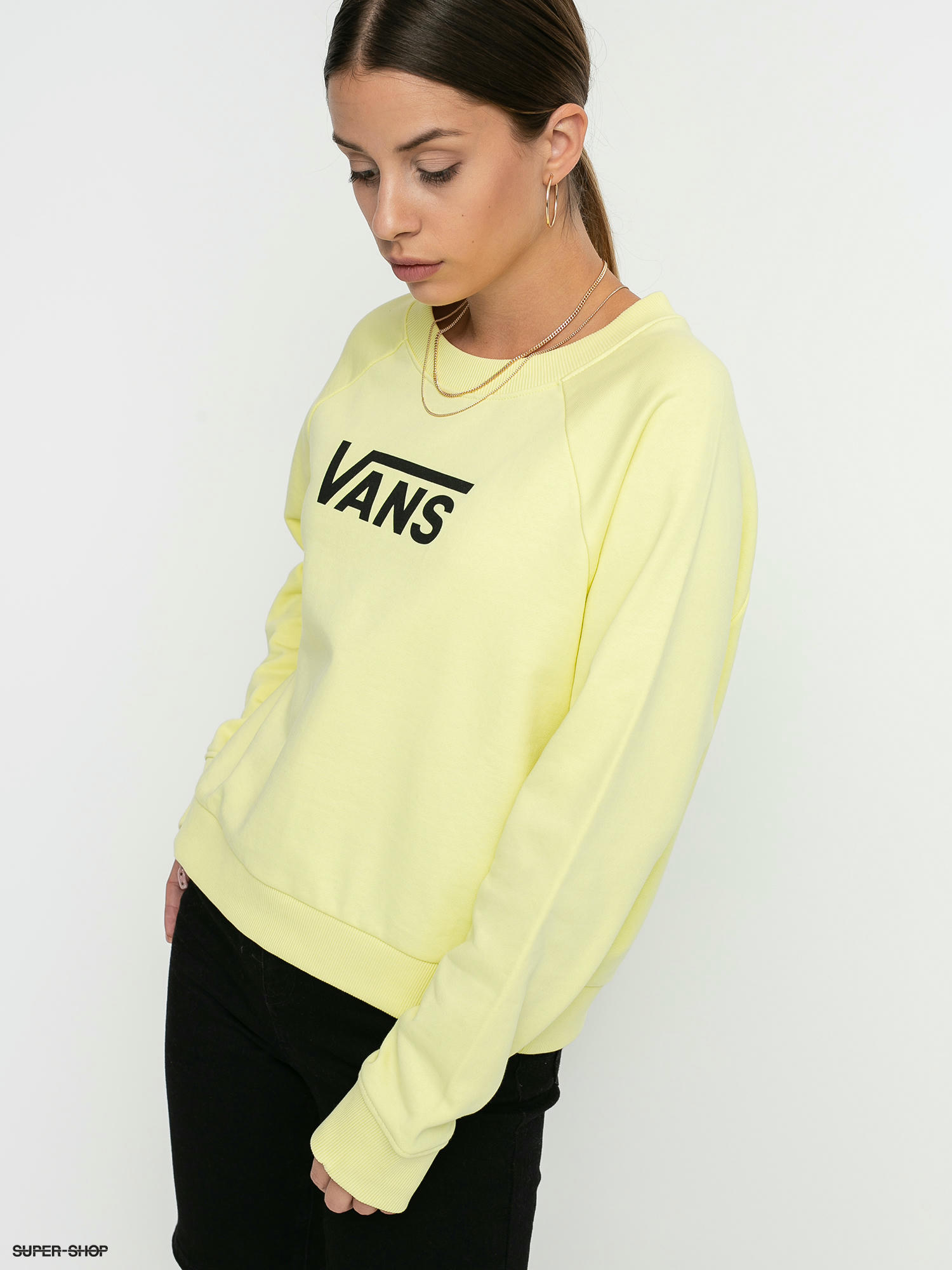 vans sweatshirt yellow