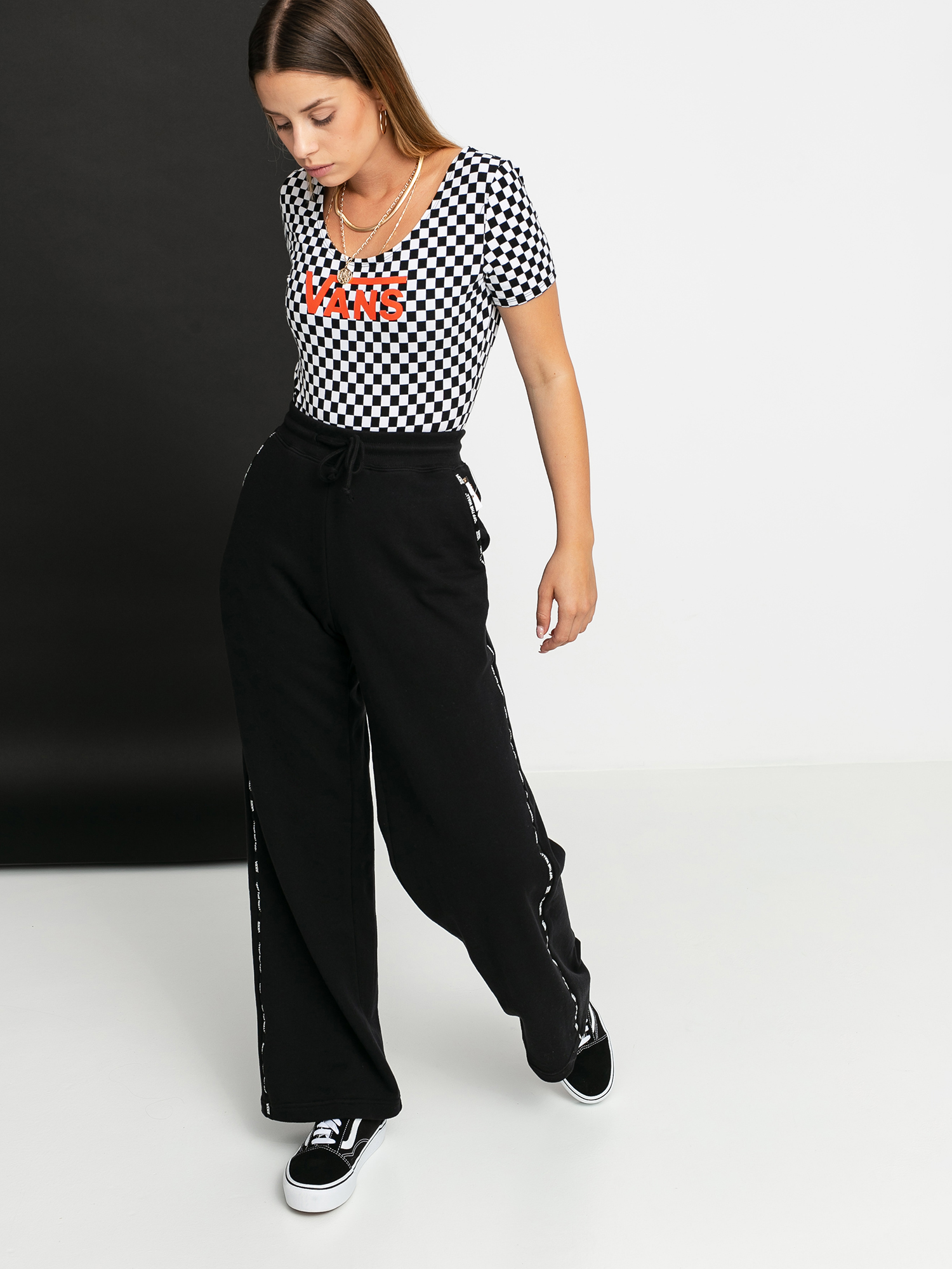 Vans Body Check V II Bodysuit Unterwäsche Wmn (checkerboard/paprika)