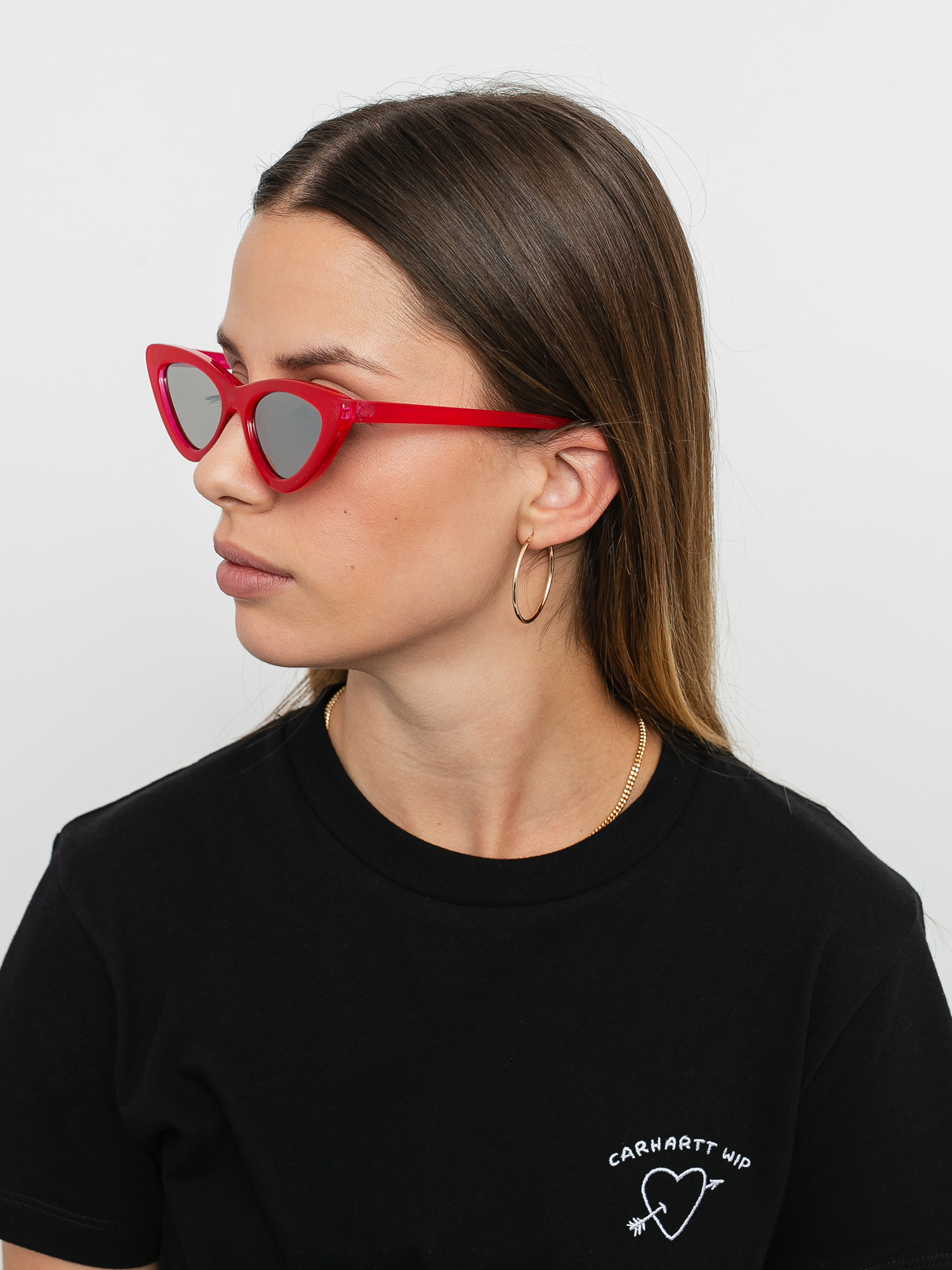 Le Specs X Adam Selman The Last Lolita Sunglasses (opaque red)