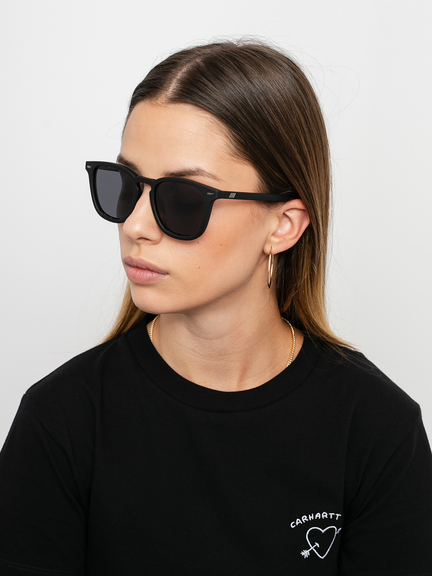 Le Specs No Biggie Sunglasses (black rubber)