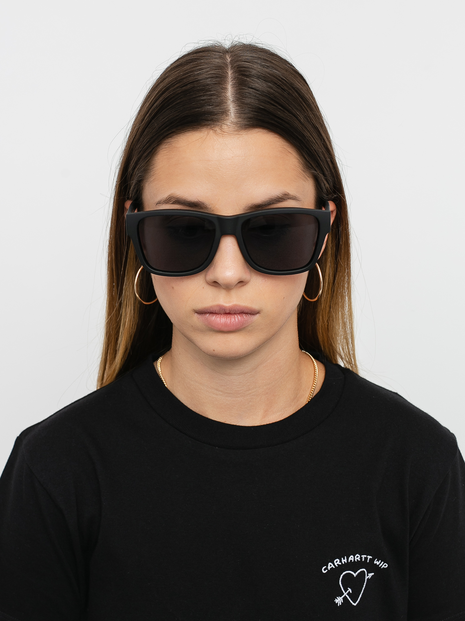 Le Specs The Force Sunglasses (black rubber/smoke mono polarizzed)