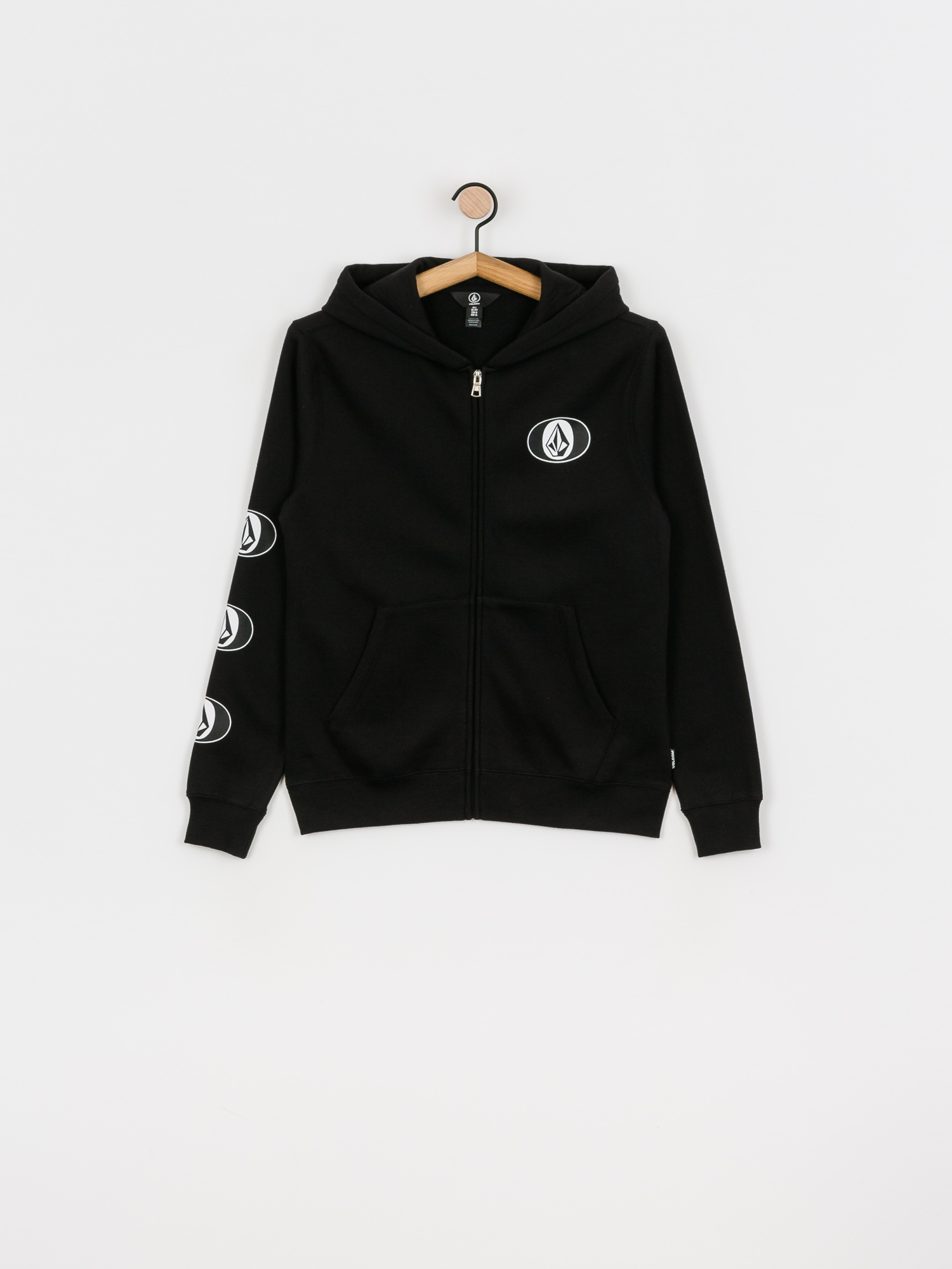 Volcom Stone Stack ZIP Sweatshirt (black)