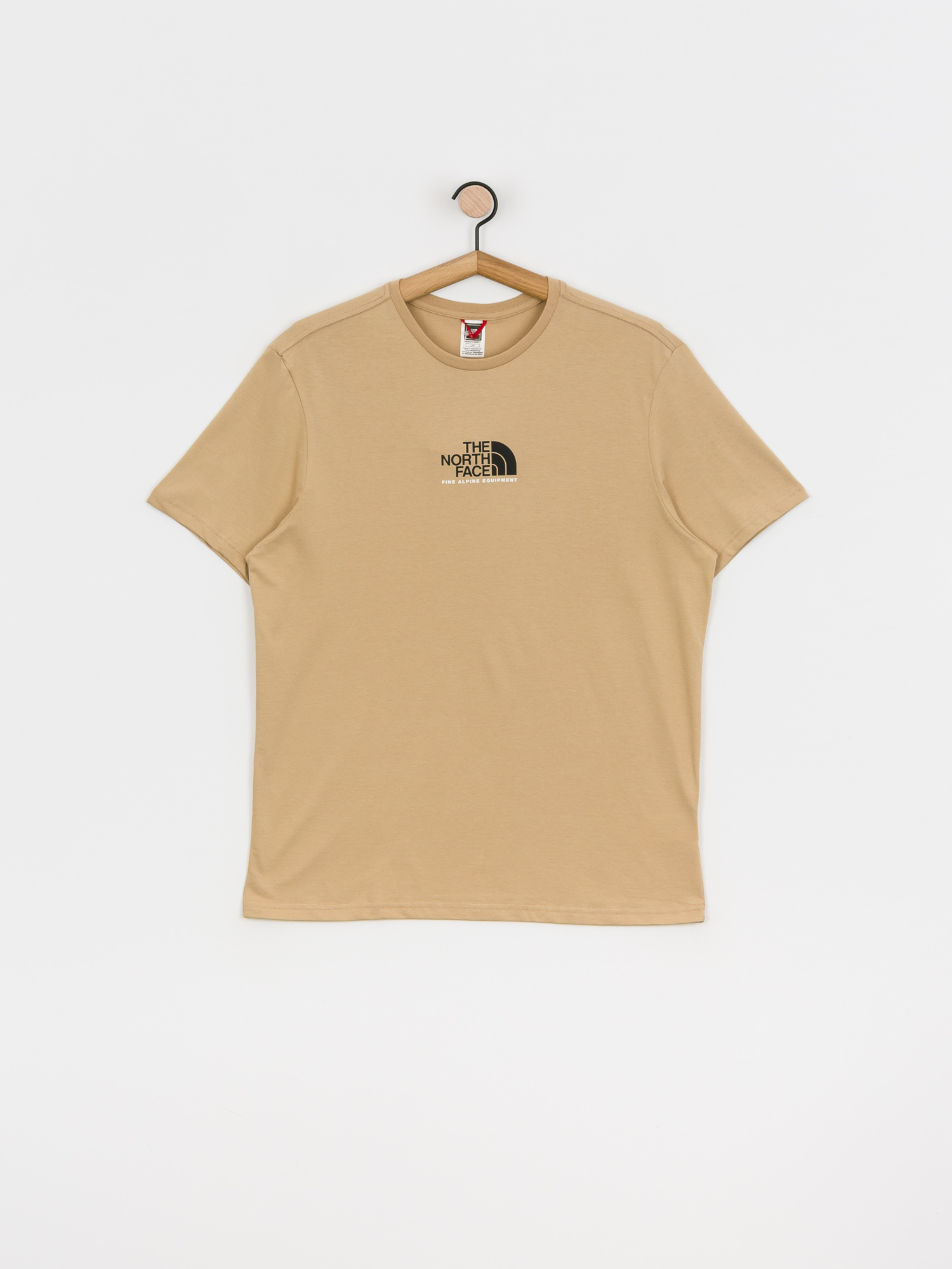 north face t shirt beige