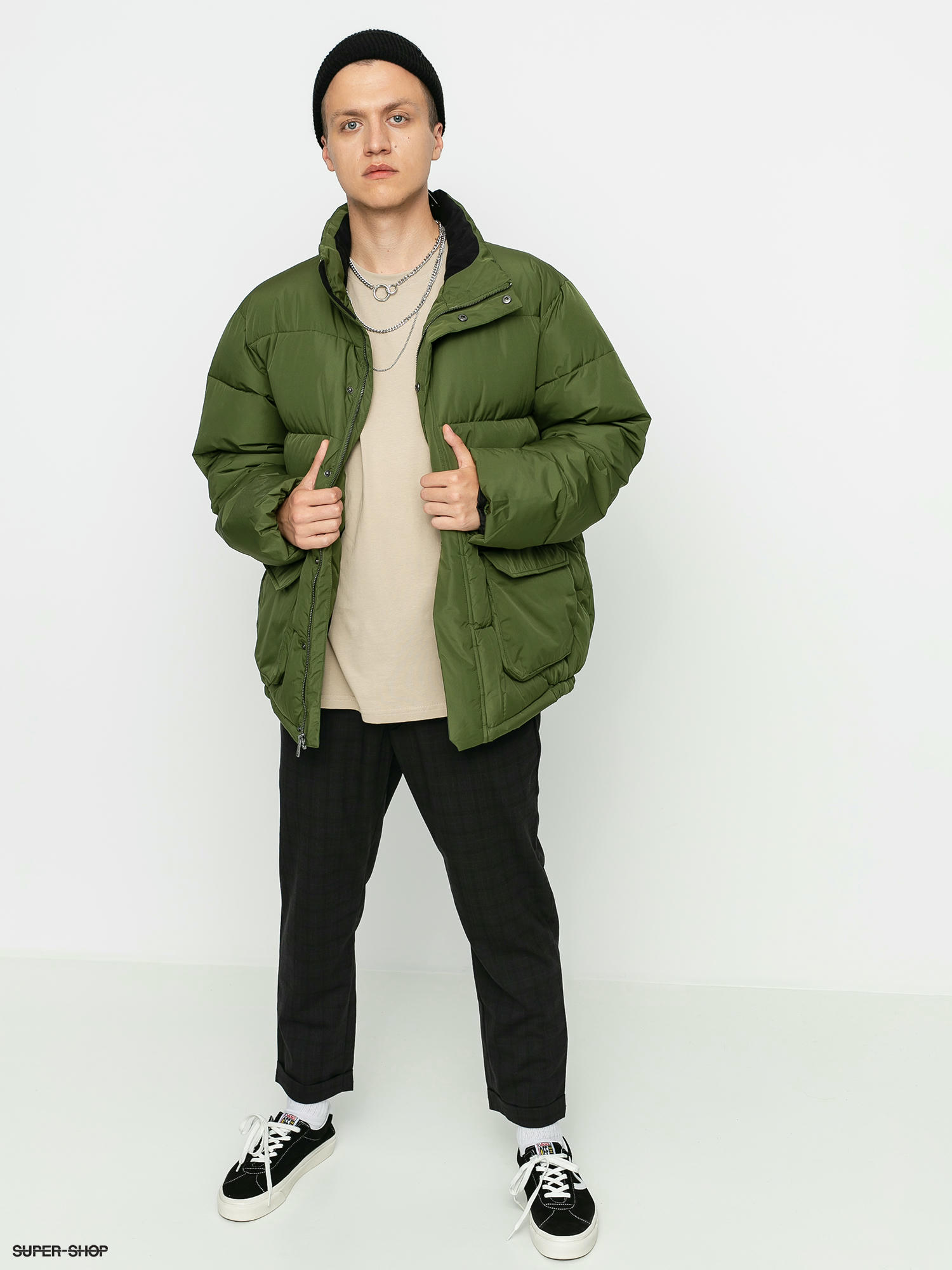 dickies puffer jacket mens