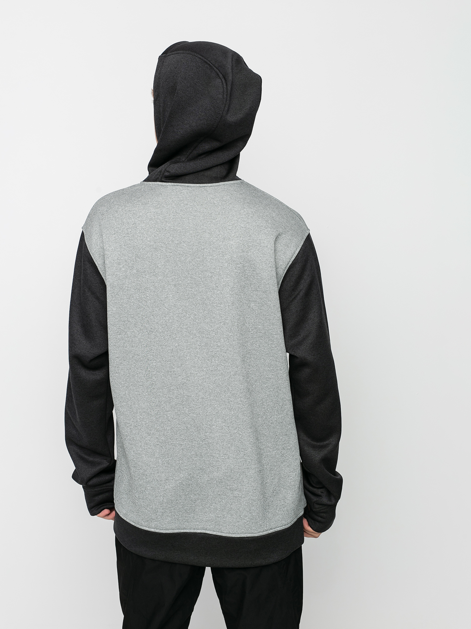 Mens Burton Oak ZHD Active sweatshirt (gray heather/true black)