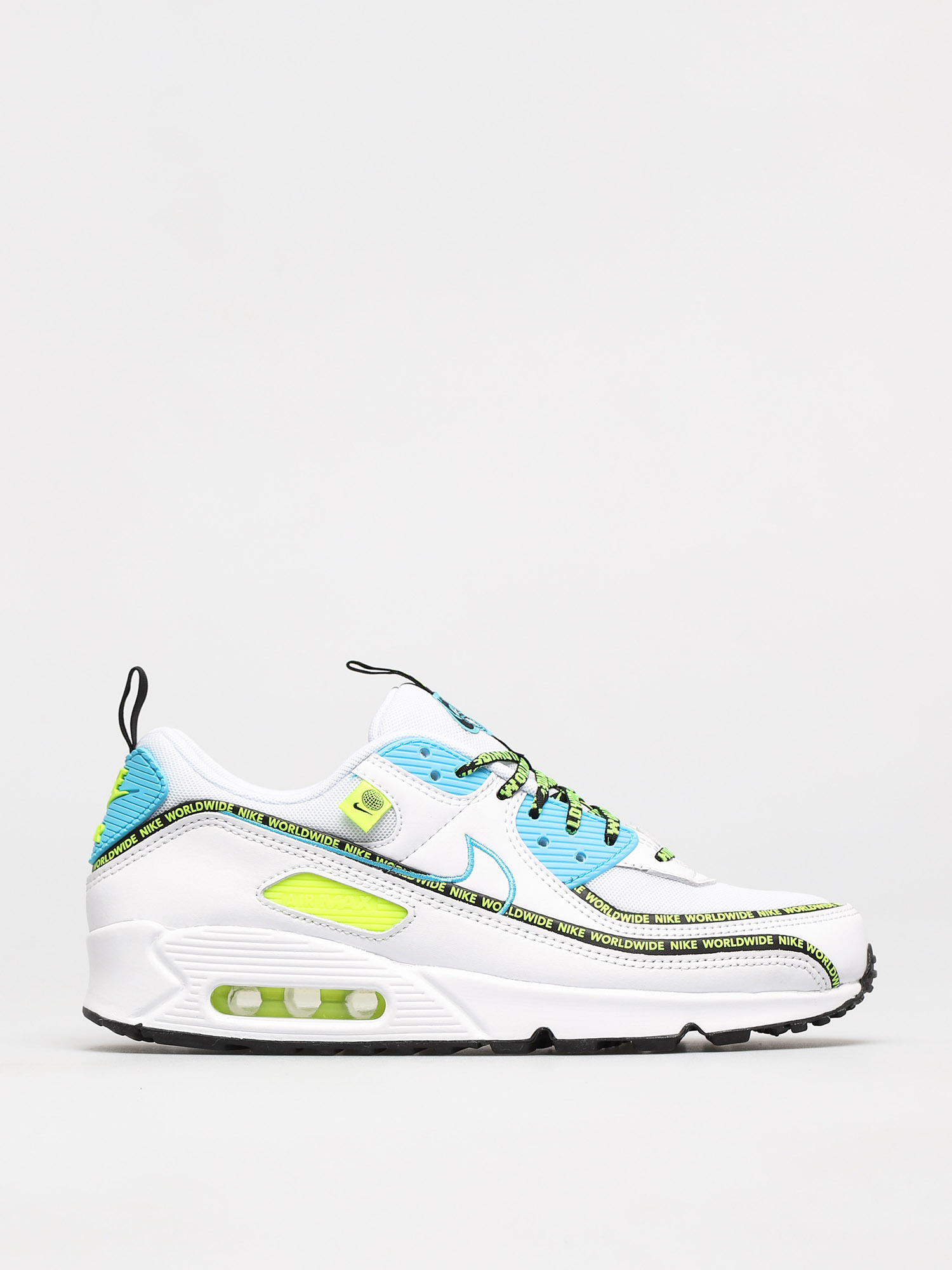 Nike Air Max 90 Se Shoes (white/blue fury black volt)