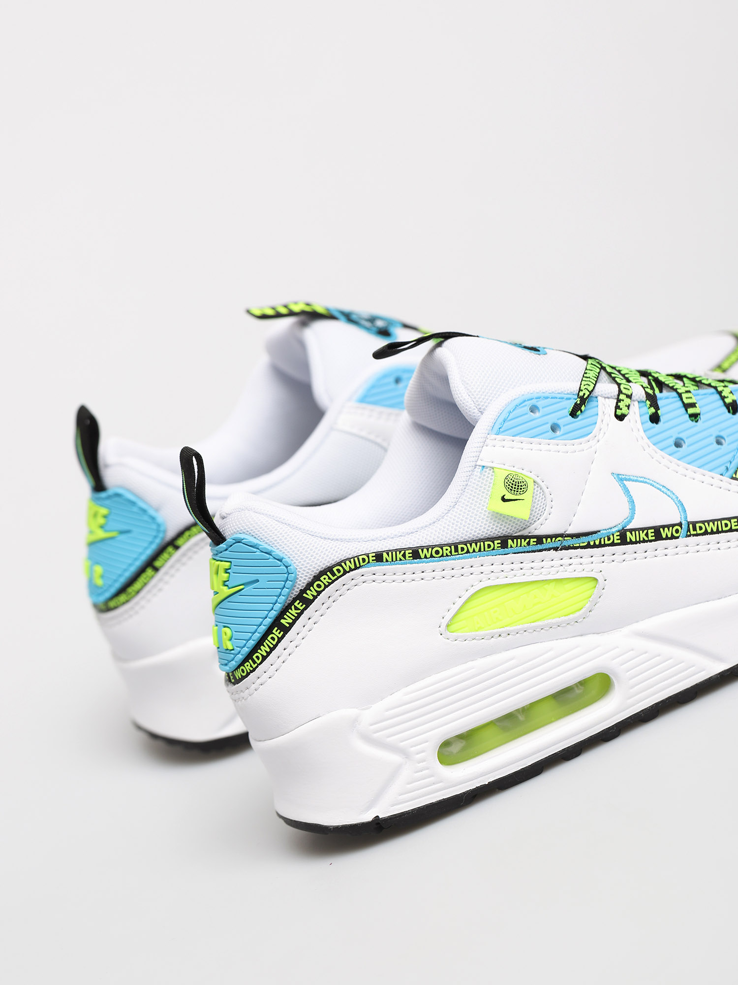Nike Air Max 90 Se Shoes (white/blue fury black volt)