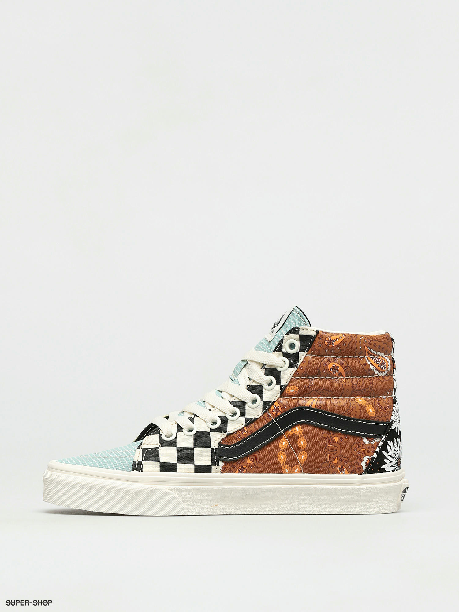 Vans Sk8 Hi Shoes (tiger patchwork/blktrwht)