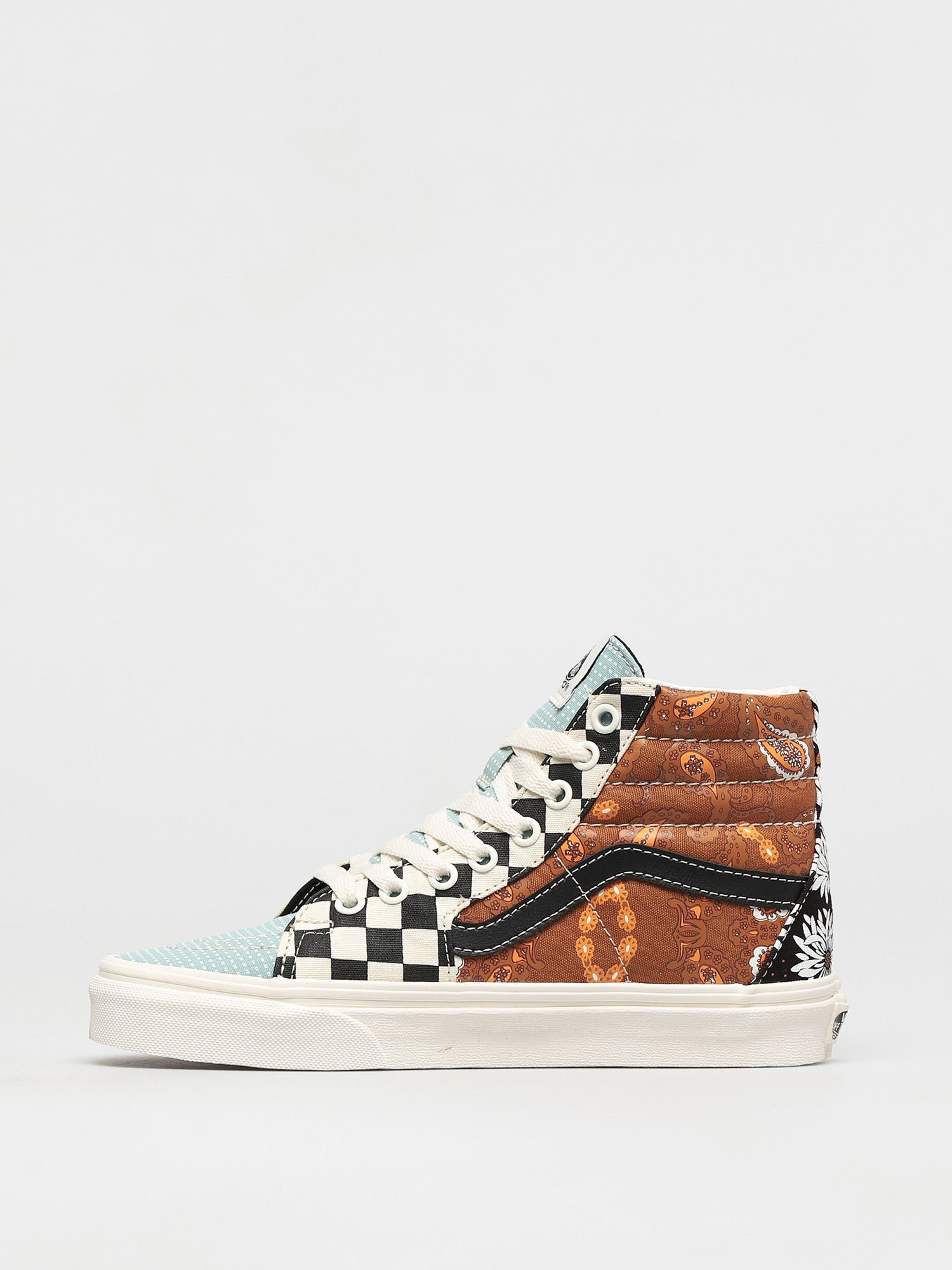 vans sk8 hi tiger check