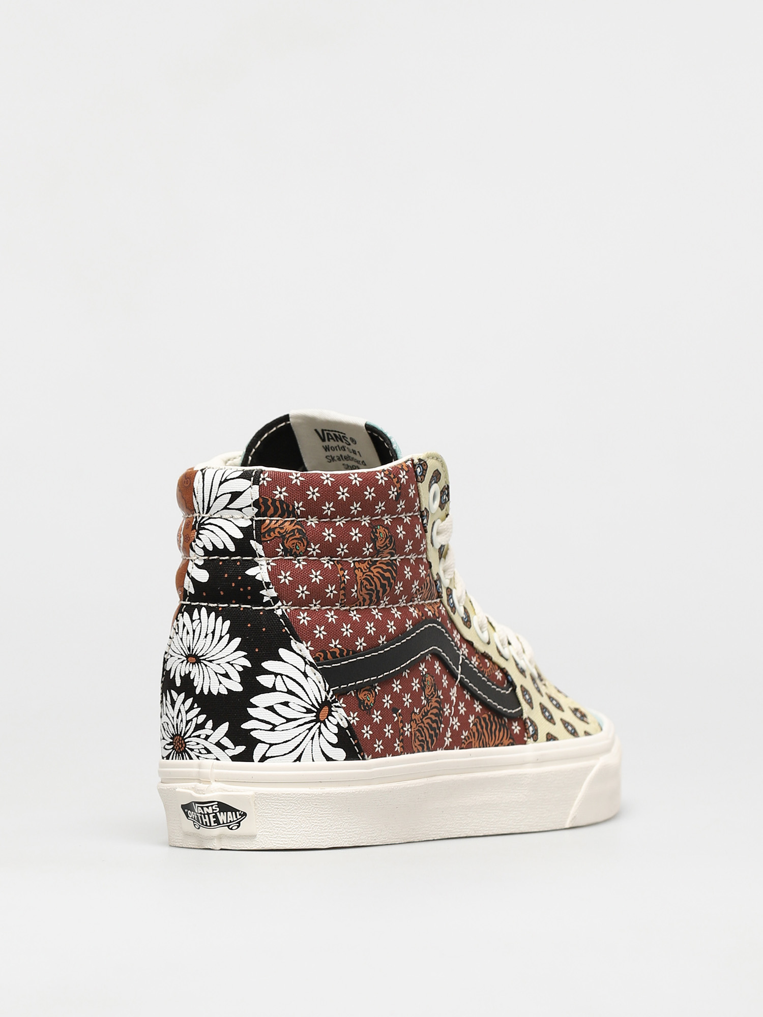 vans patchwork sk8 hi multicolor