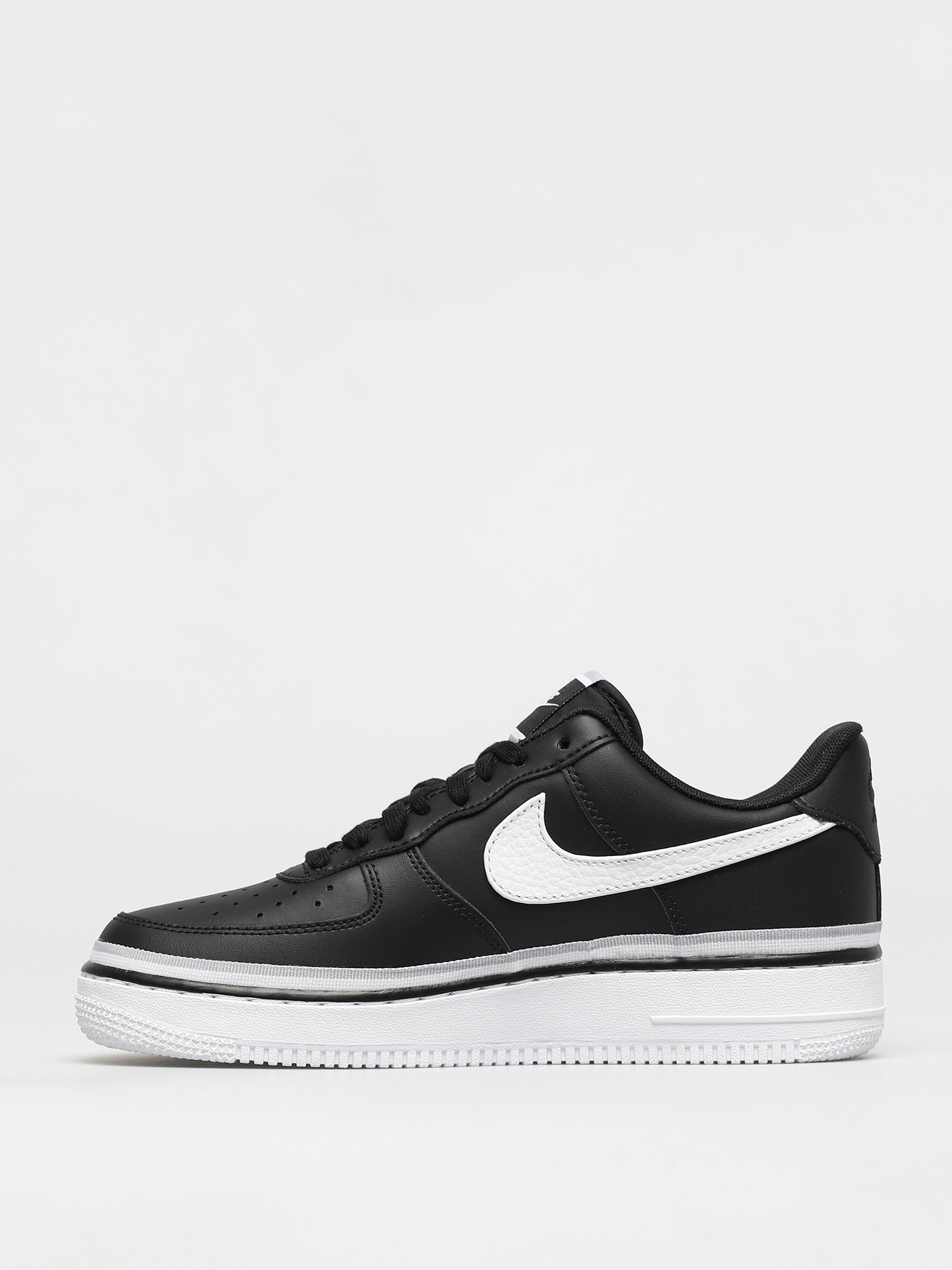 nike air force 1 black white wolf grey