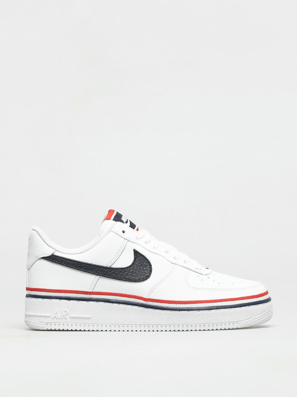 Cordelia Slaapkamer Experiment Nike Air Force 1 07 Lv8 Shoes (white/obsidian habanero red)