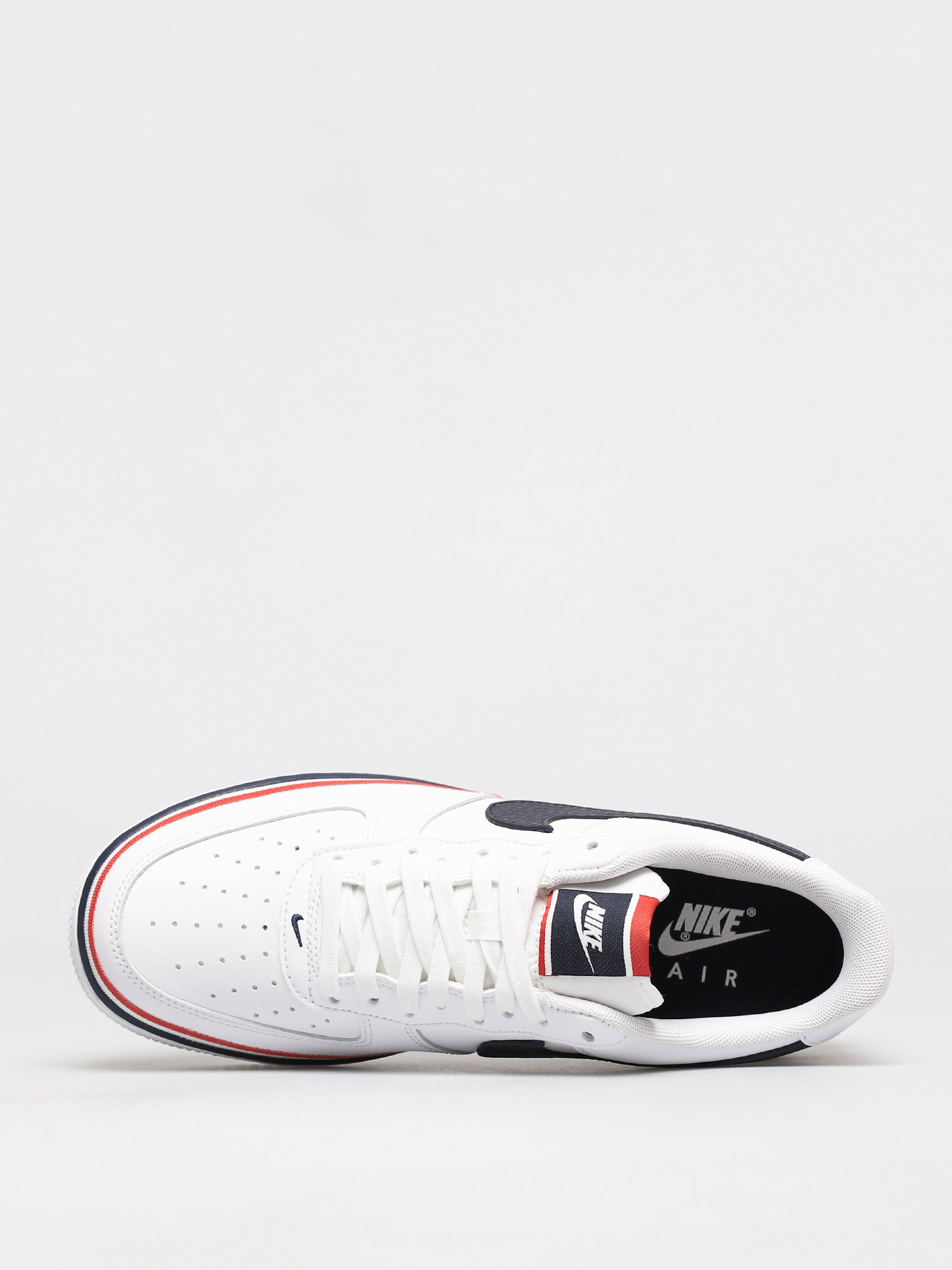 Nike Air Force 1 07 Lv8 Shoes (white/obsidian habanero red)