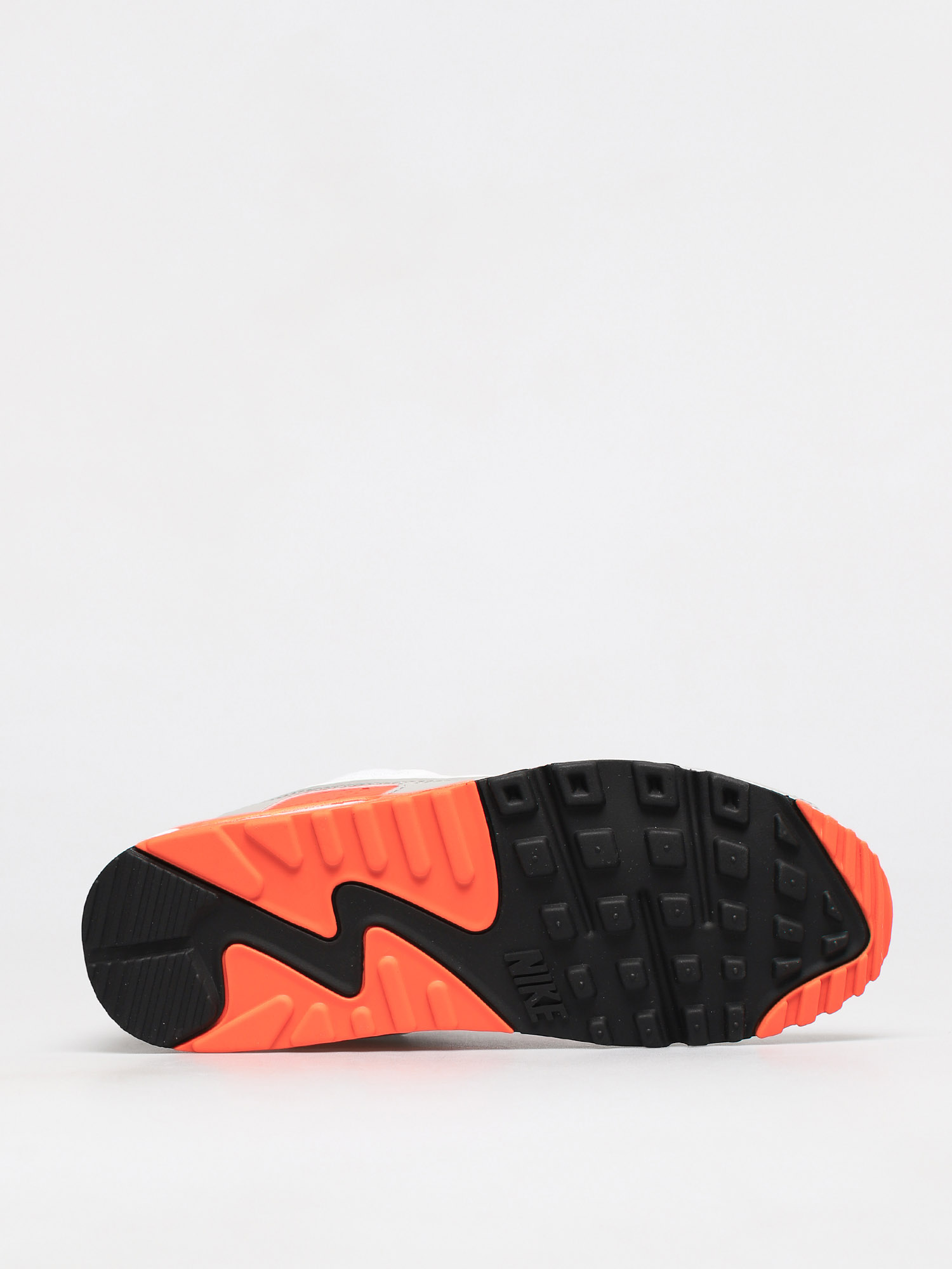 Nike Air Max 90 Shoes (white/white hyper orange lt smoke grey)