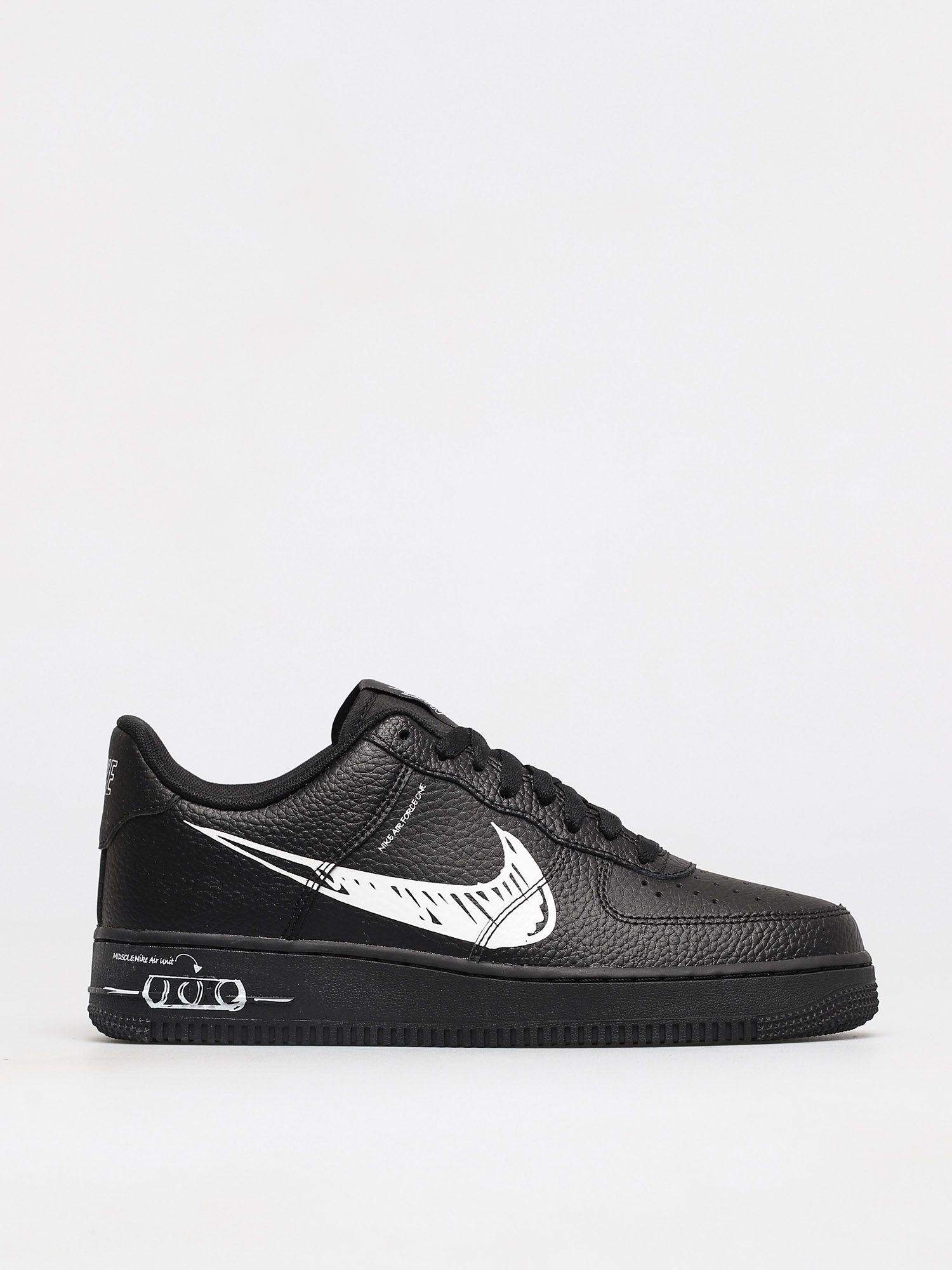 Nike Air Force 1 Lv8 Utility Schuhe Schwarz black white black