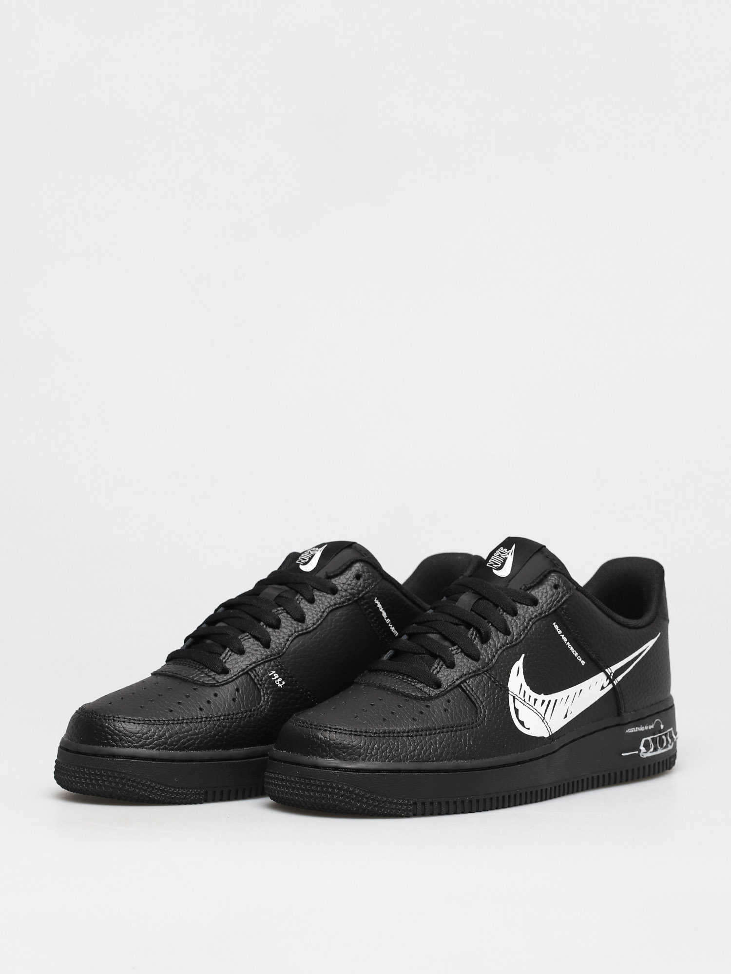 Nike Air Force 1 Lv8 Utility Shoes (black/white black)