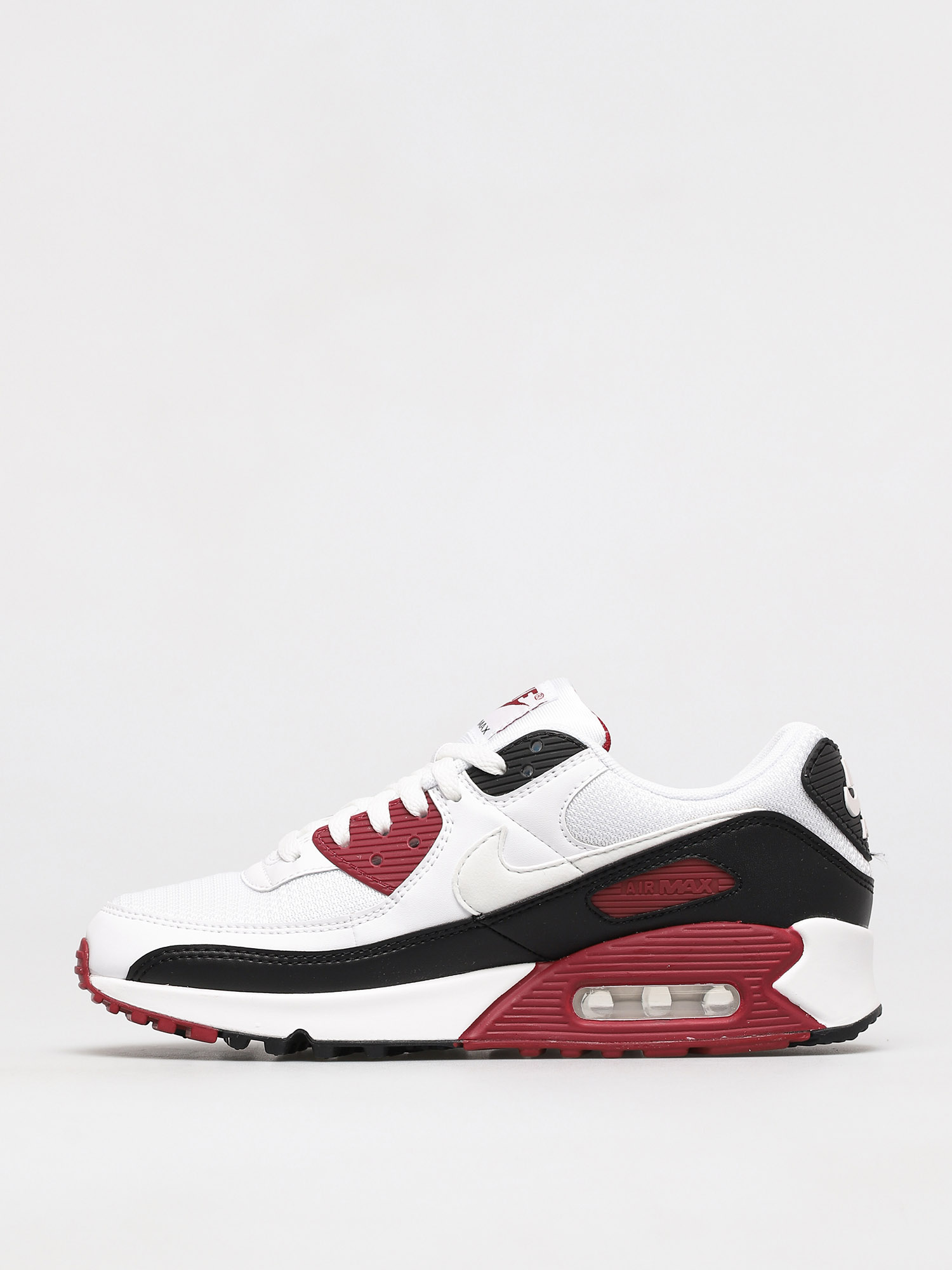 Nike Air Max 90 Schuhe (white/white new maroon black)