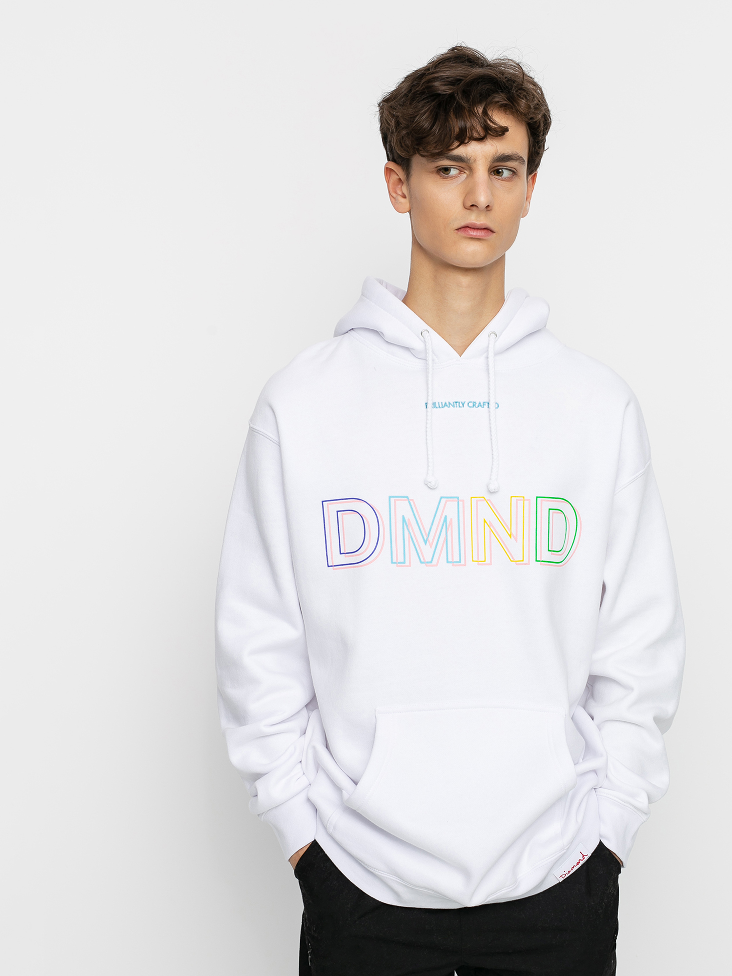 Diamond Supply Co. 3 Dmnd HD Hoodie (white)