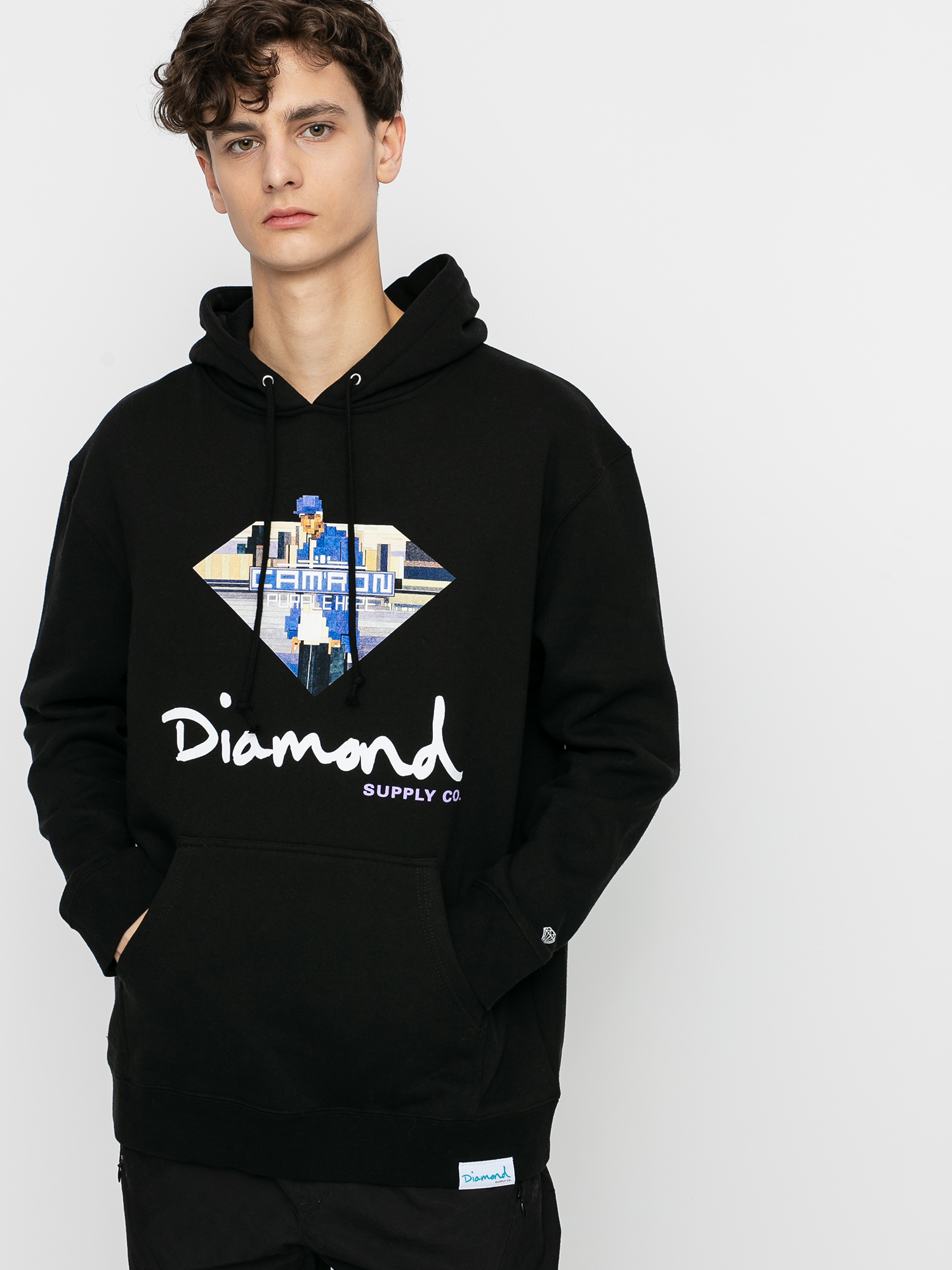 Diamond Supply Co. Cam Ron Sign HD Hoodie black black