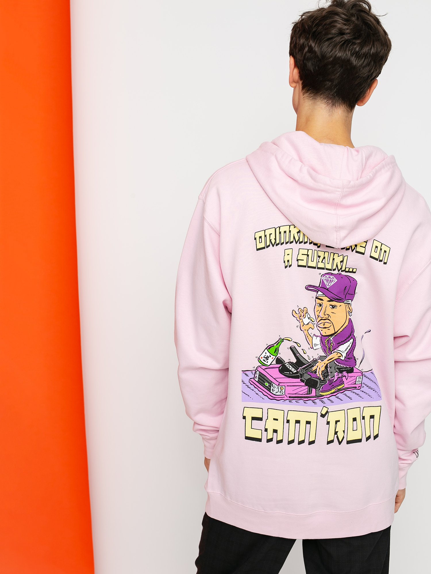 Diamond Supply Co. Sake HD Hoodie (pink)