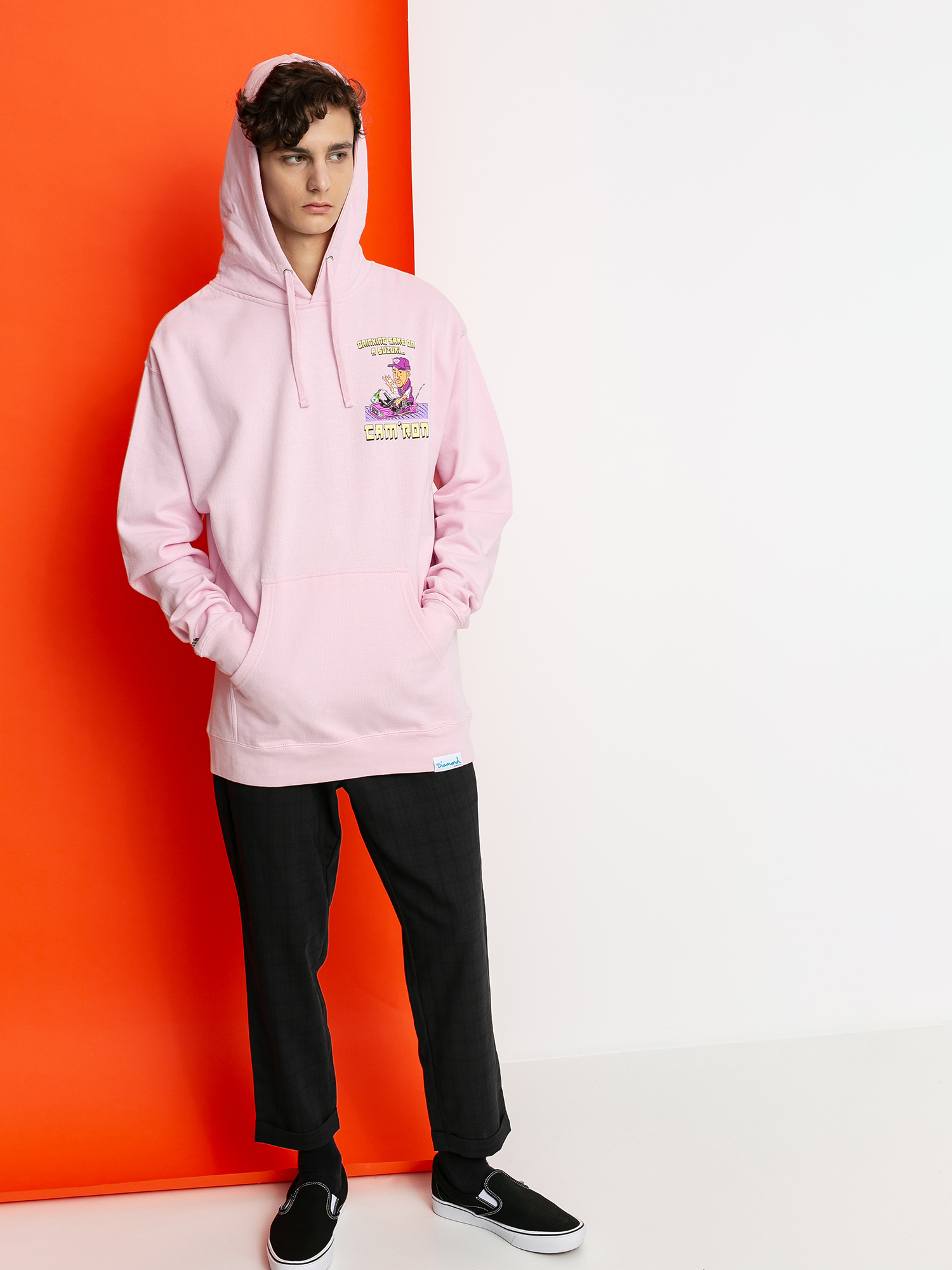 Diamond Supply Co. Sake HD Hoodie (pink)